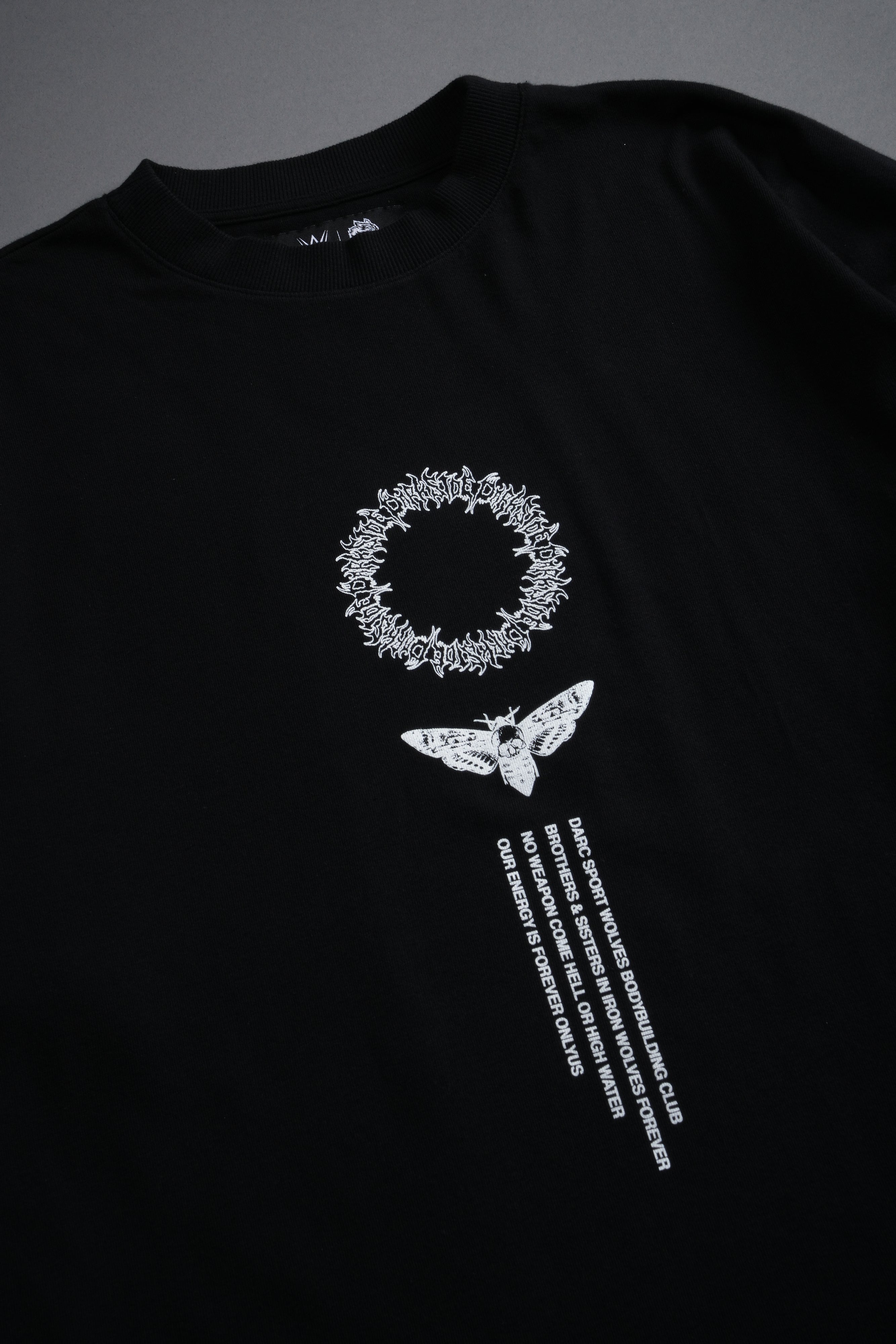 Dark Side Frvr Premium Oversized Tee in Black
