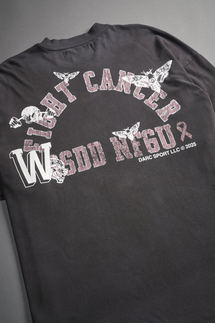 Fight Cancer 2025 "Premium" Oversized Tee in Wolf Gray/Pink Drift Wash