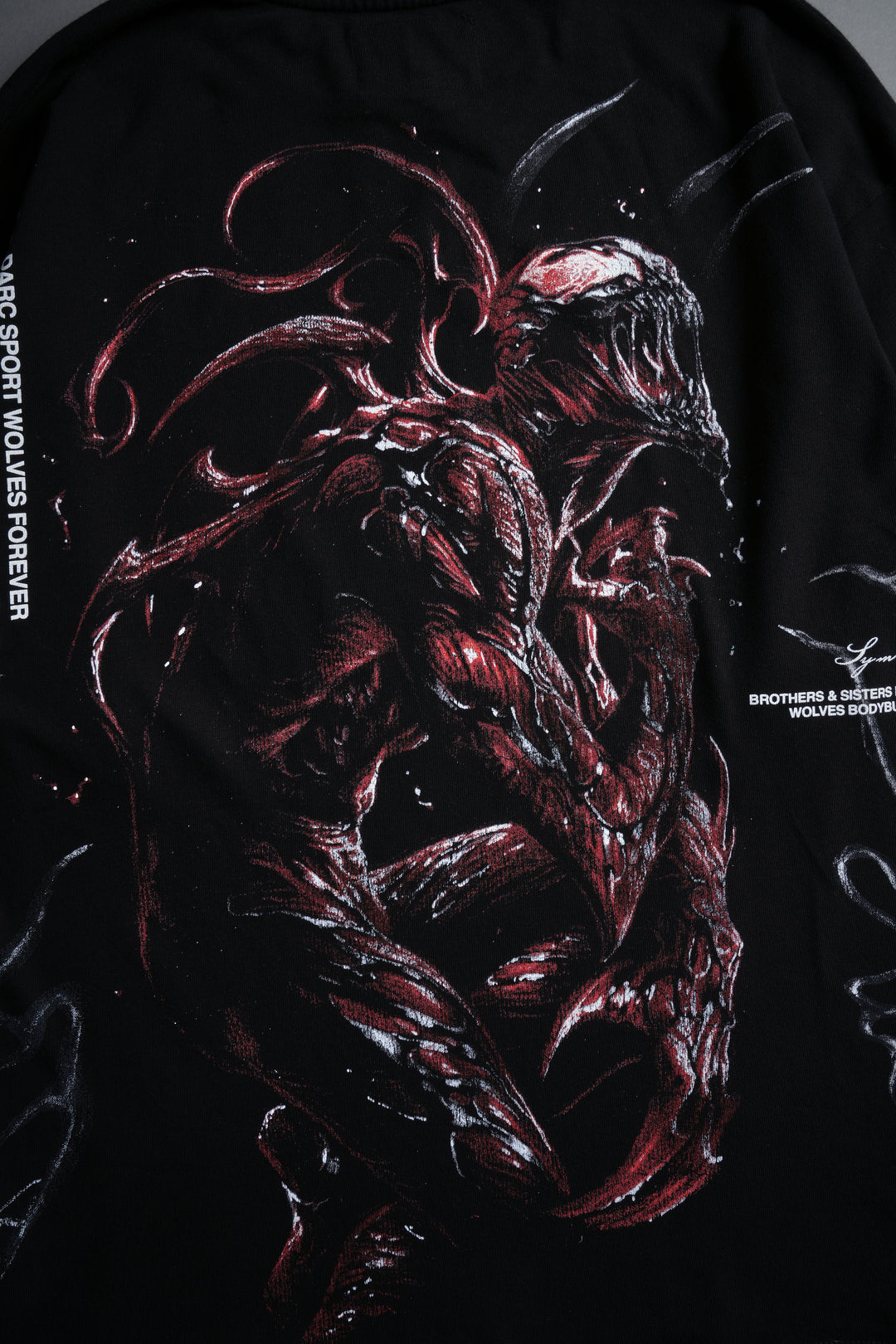 Carnage "Side By Side" Series Oversized Tee in Black