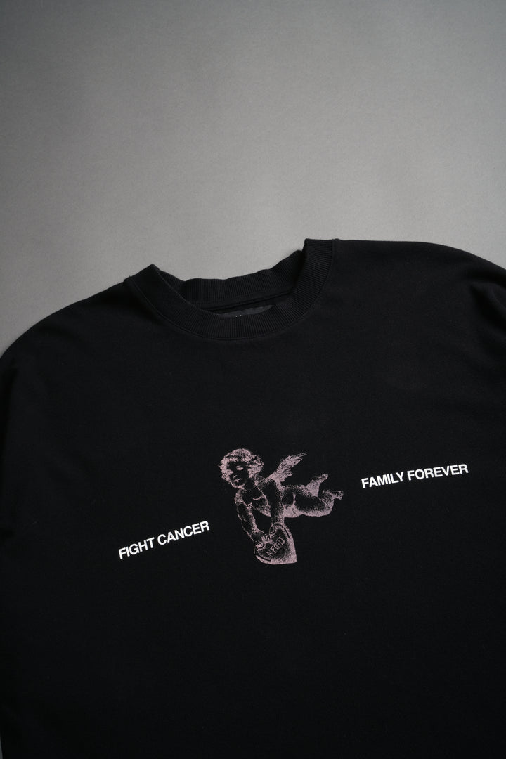 Fight Cancer NFGU "Premium" Oversized Tee in Black