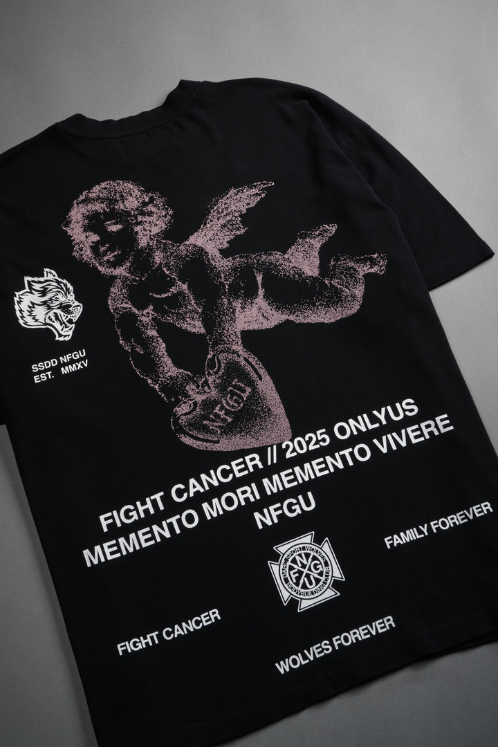 Fight Cancer NFGU "Premium" Oversized Tee in Black
