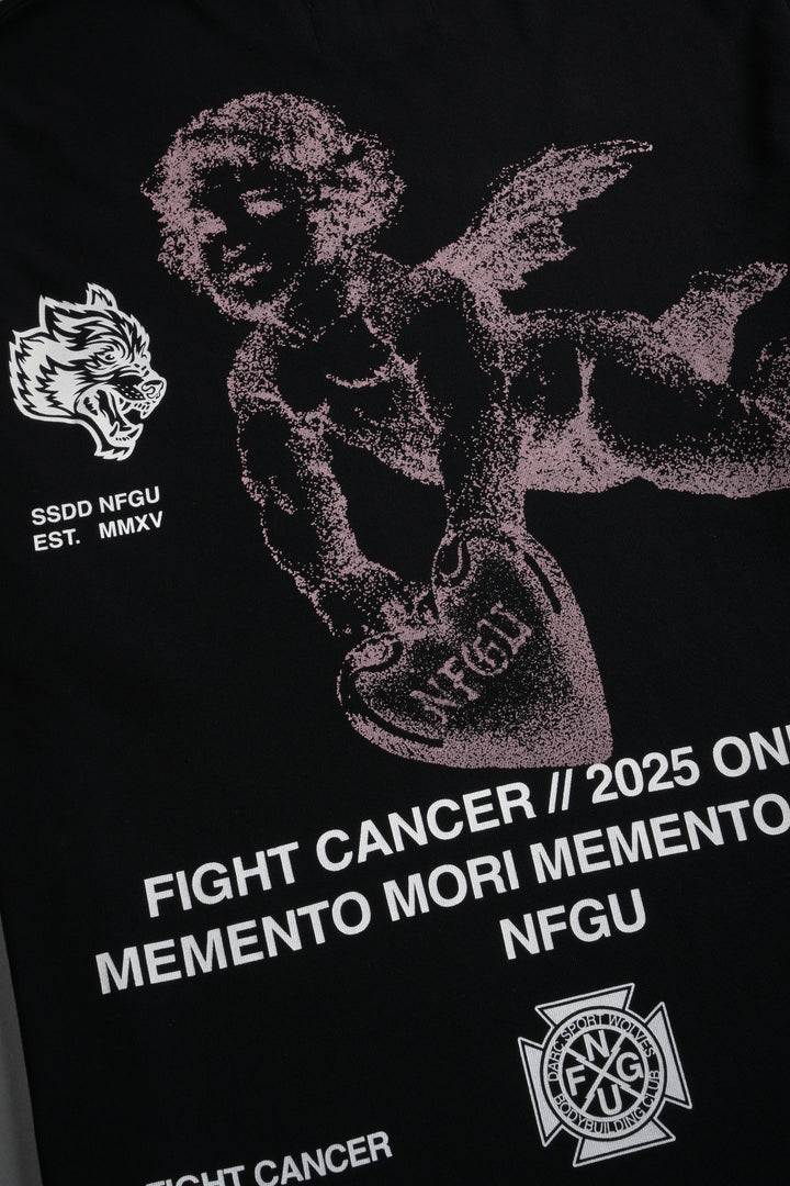 Fight Cancer NFGU "Premium" Oversized Tee in Black
