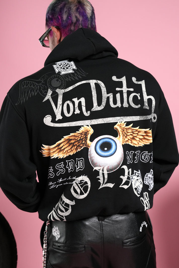 DSVD NFGU "Pierce" Hoodie in Black