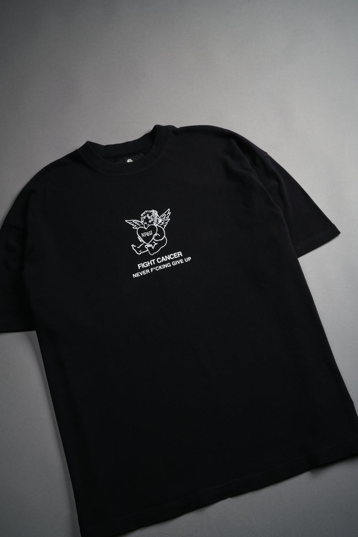 Never F*cking Give Up "Premium" Oversized Tee in Black