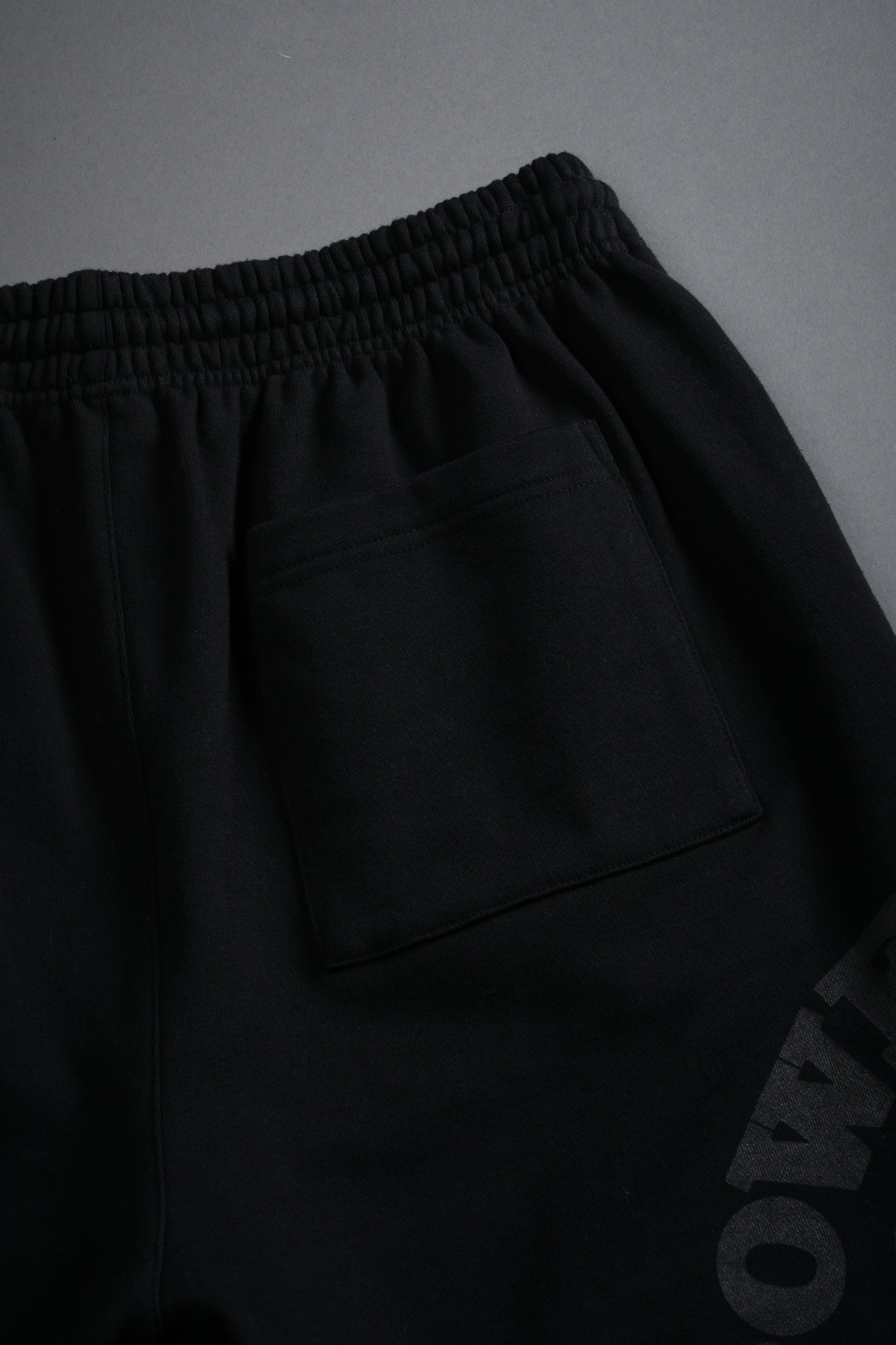 Powerhouse of the Wolves Grunge Brock Sweat Shorts in Black