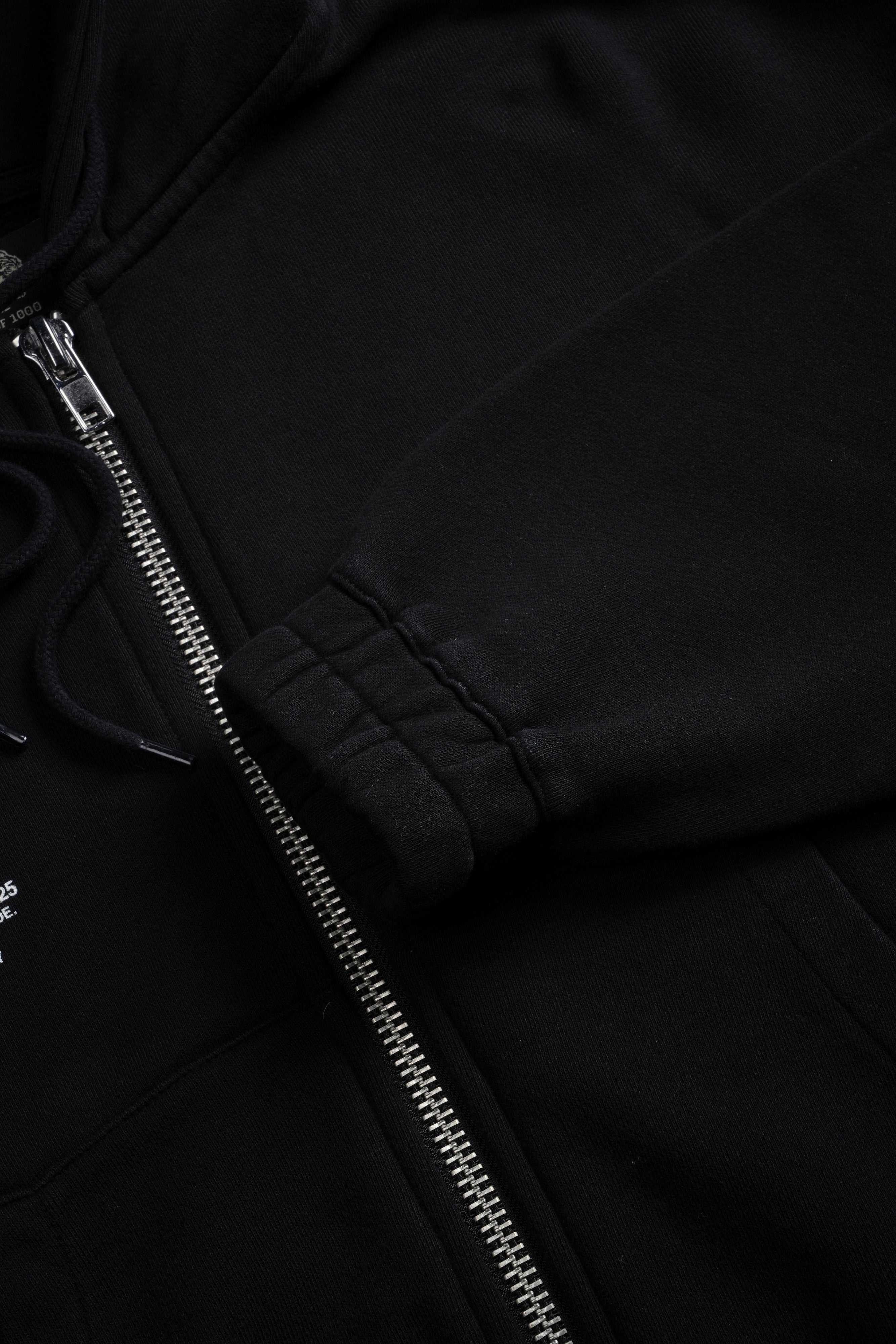 Pyramid V2 "Chambers" (Cropped) Zip Hoodie in Black