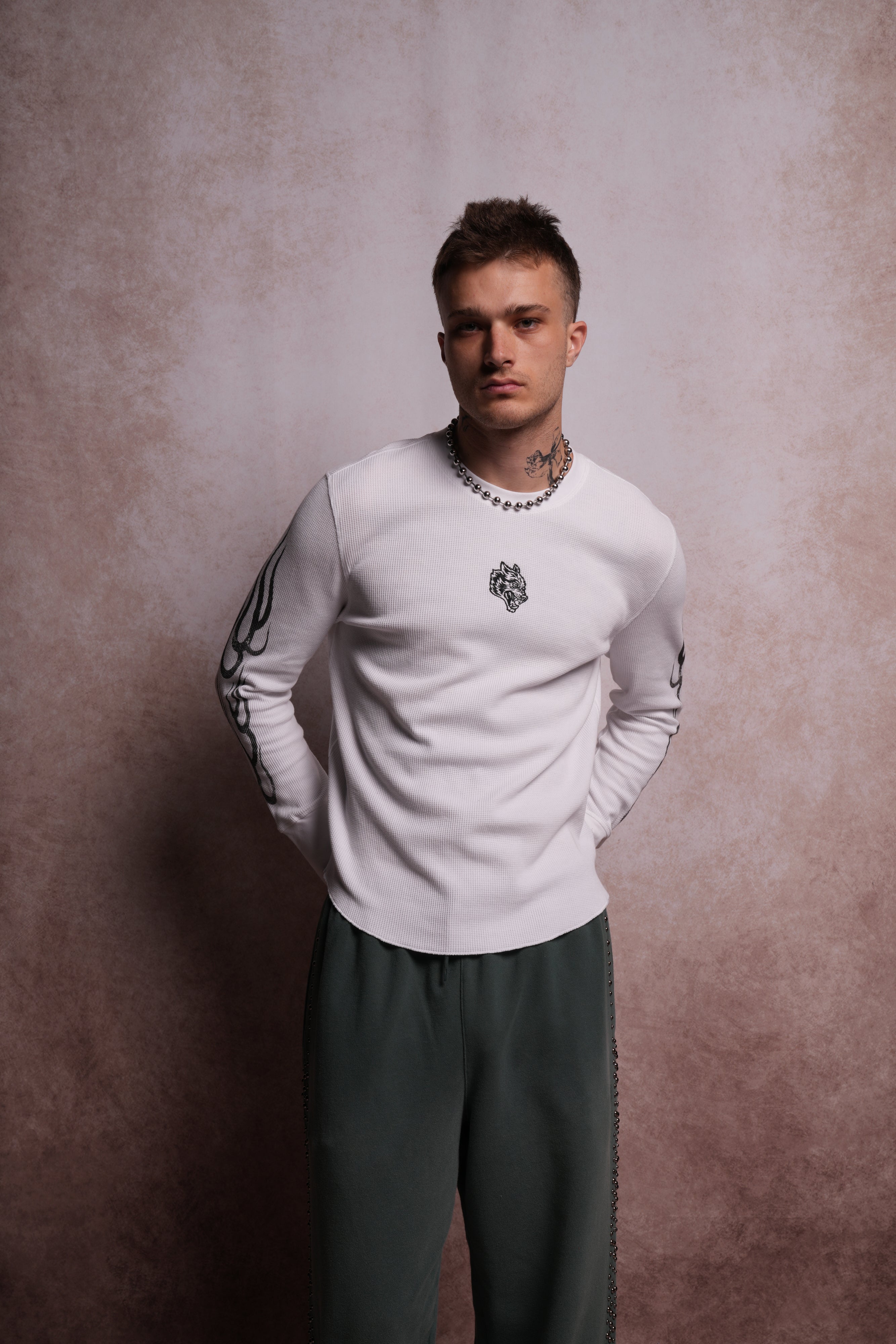 Wolves Flame Lightweight Thermal in White