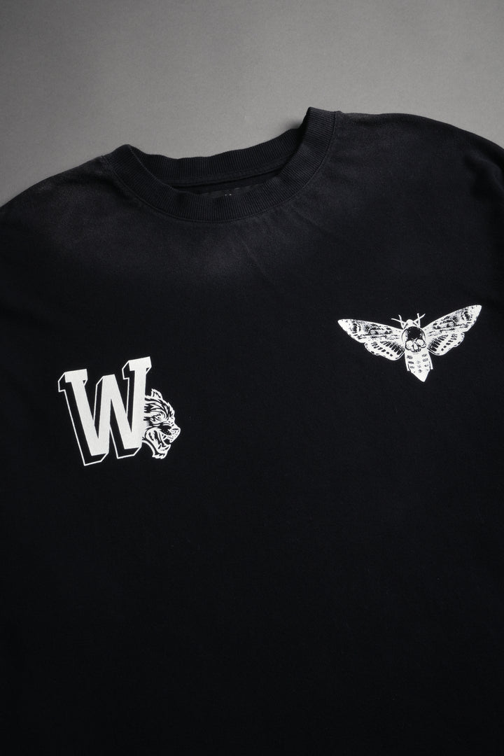 Fight Cancer 2025 "Premium" Oversized Tee in Black Drift Wash
