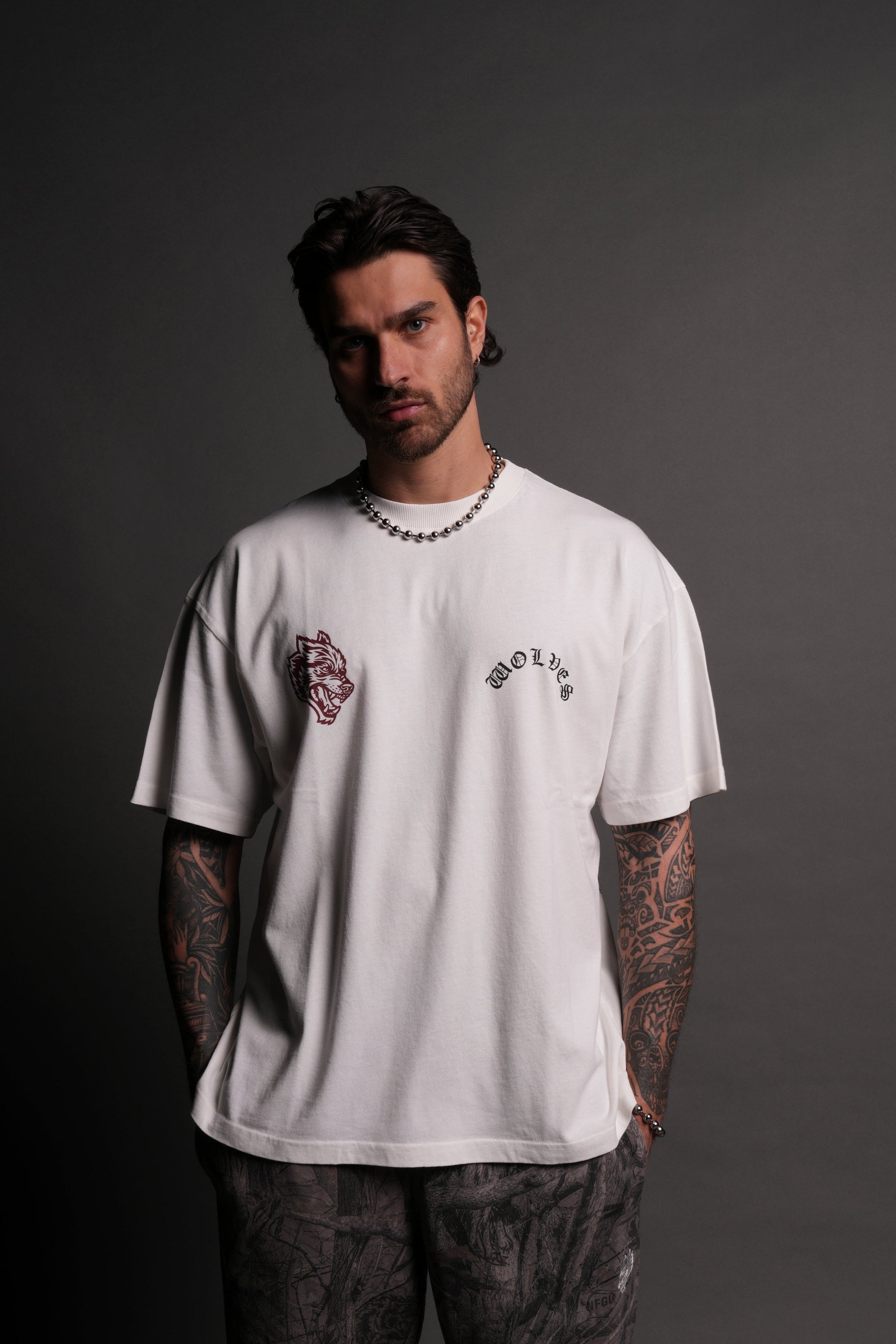 From Our Hearts "Premium" Oversized Tee in Cream