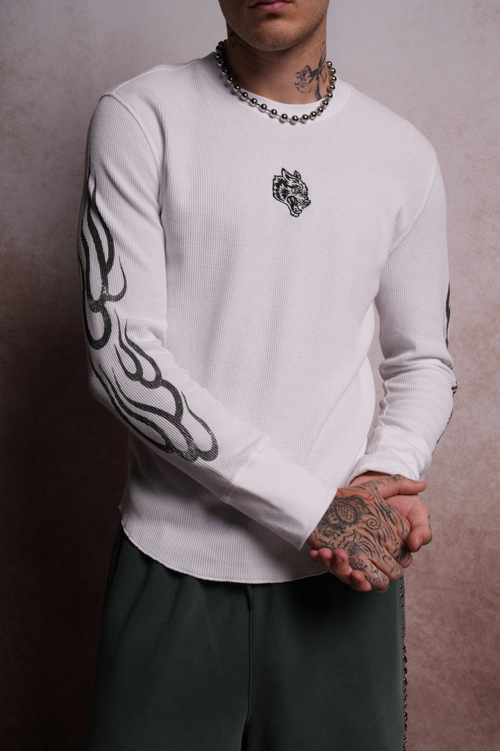 Wolves Flame Lightweight Thermal in White