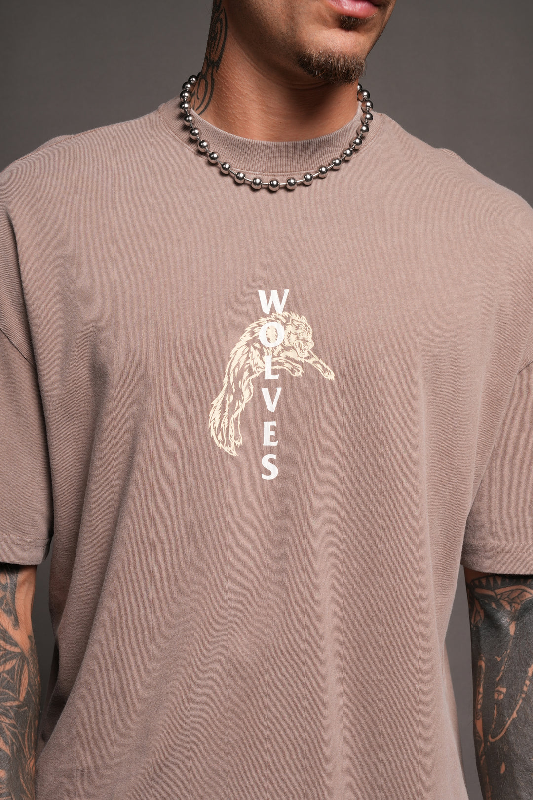 Leap Of Faith V2 Premium Tee In Mojave Brown