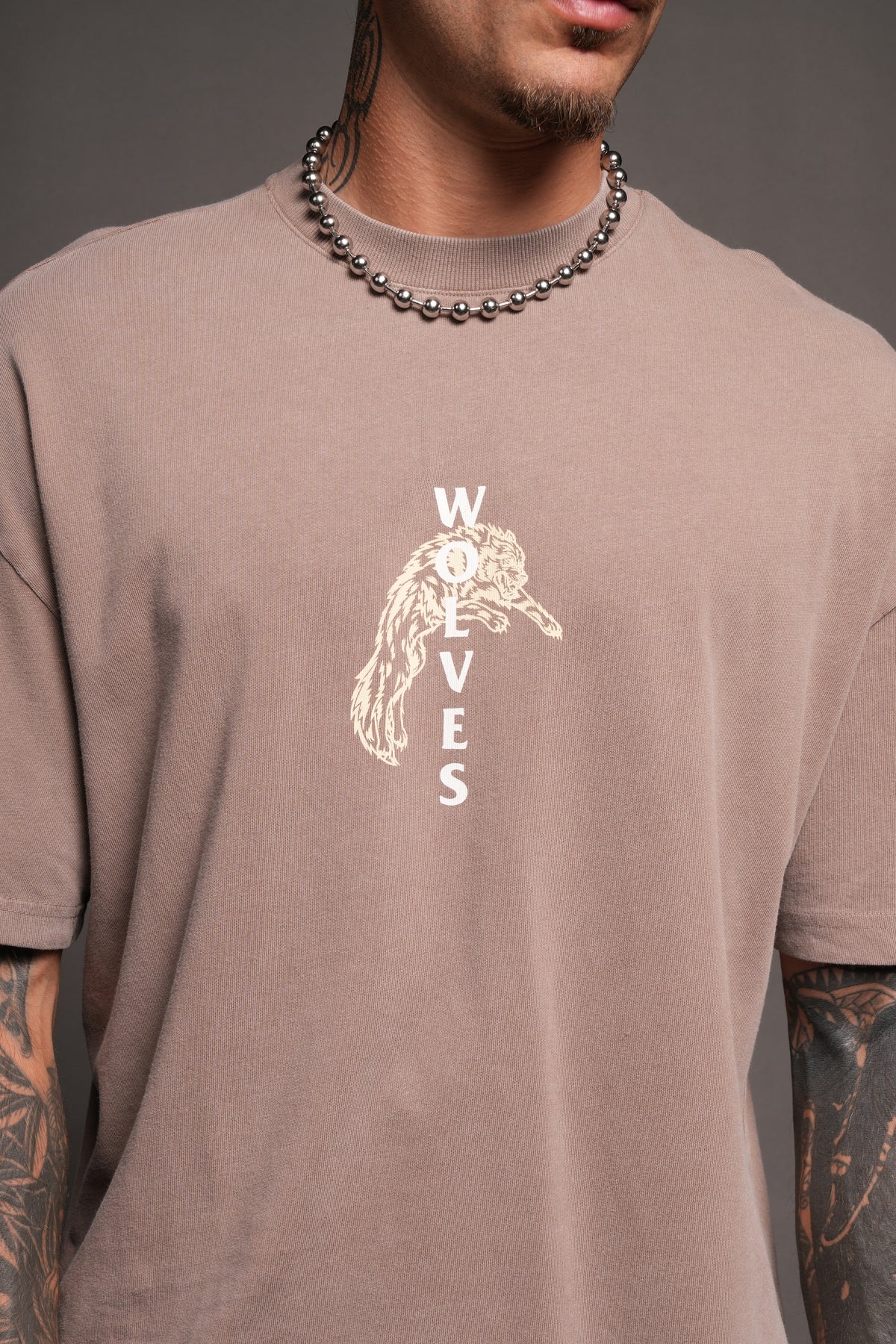 Leap Of Faith V2 Premium Tee In Mojave Brown