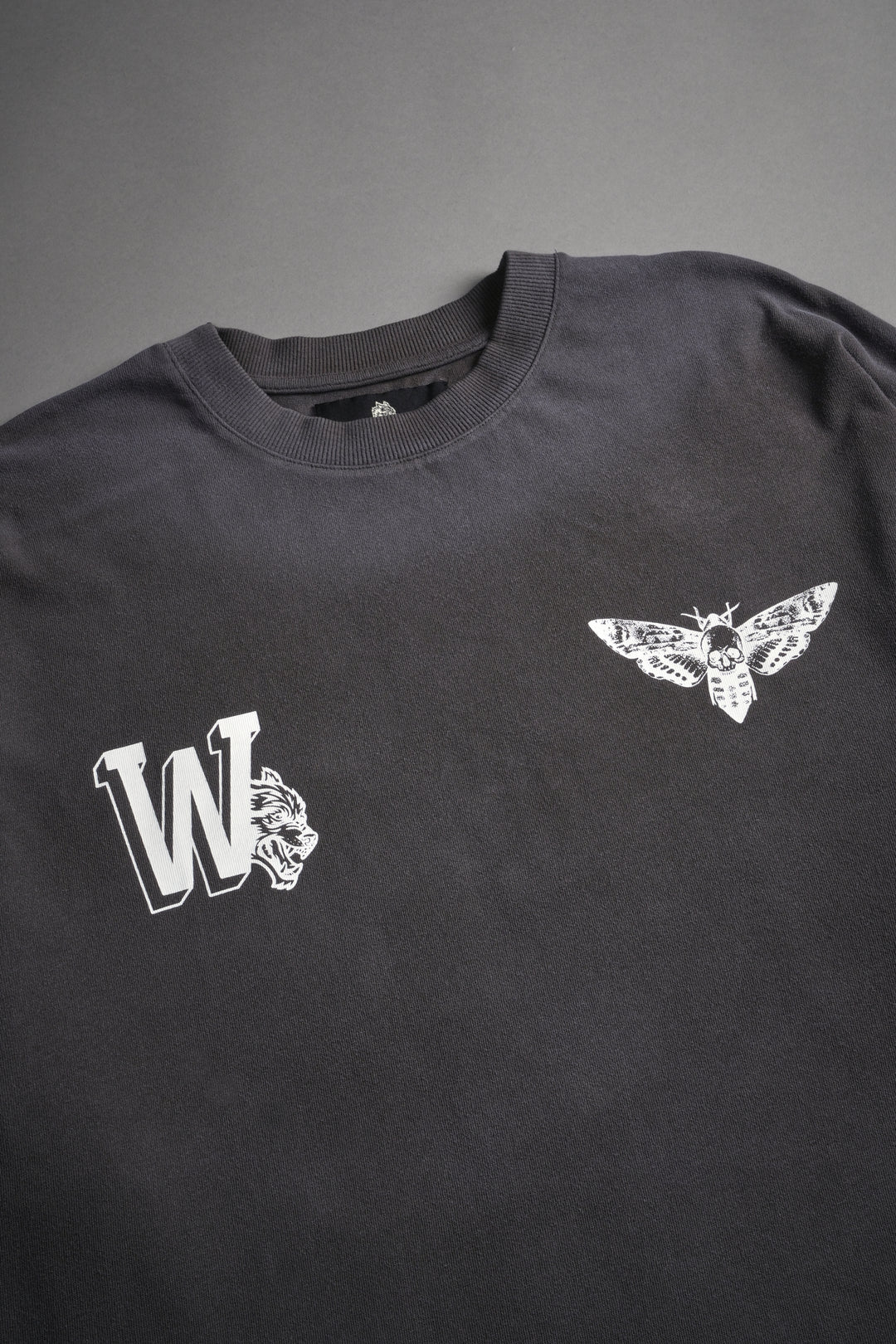 Fight Cancer 2025 "Premium" Oversized Tee in Wolf Gray/Yellow Drift Wash