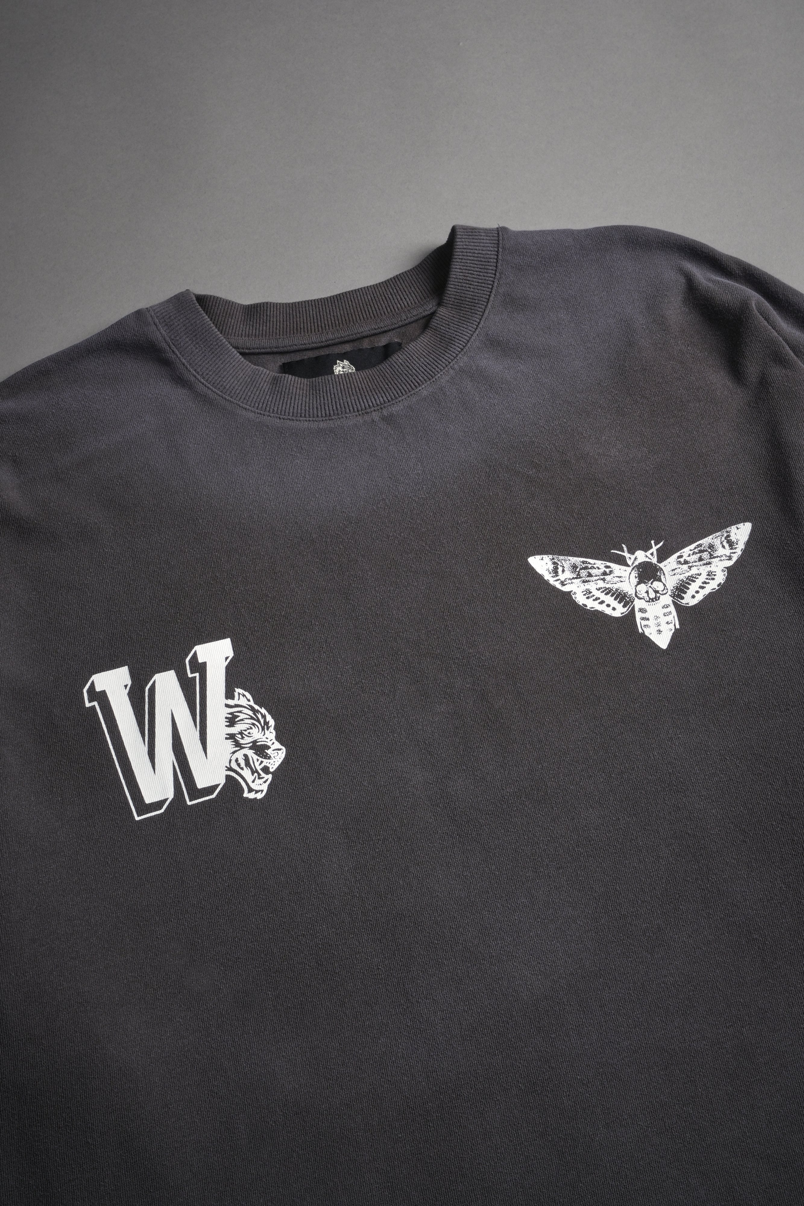 Fight Cancer 2025 "Premium" Oversized Tee in Wolf Gray/Yellow Drift Wash