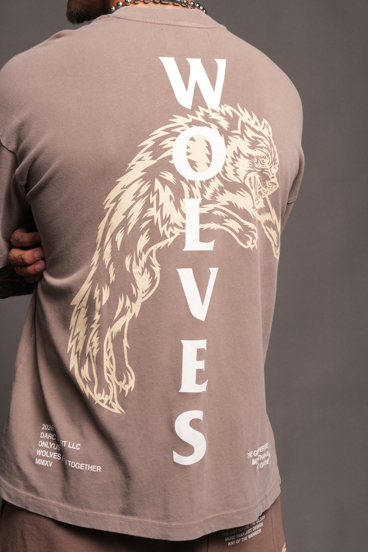 Leap Of Faith V2 Premium Tee In Mojave Brown