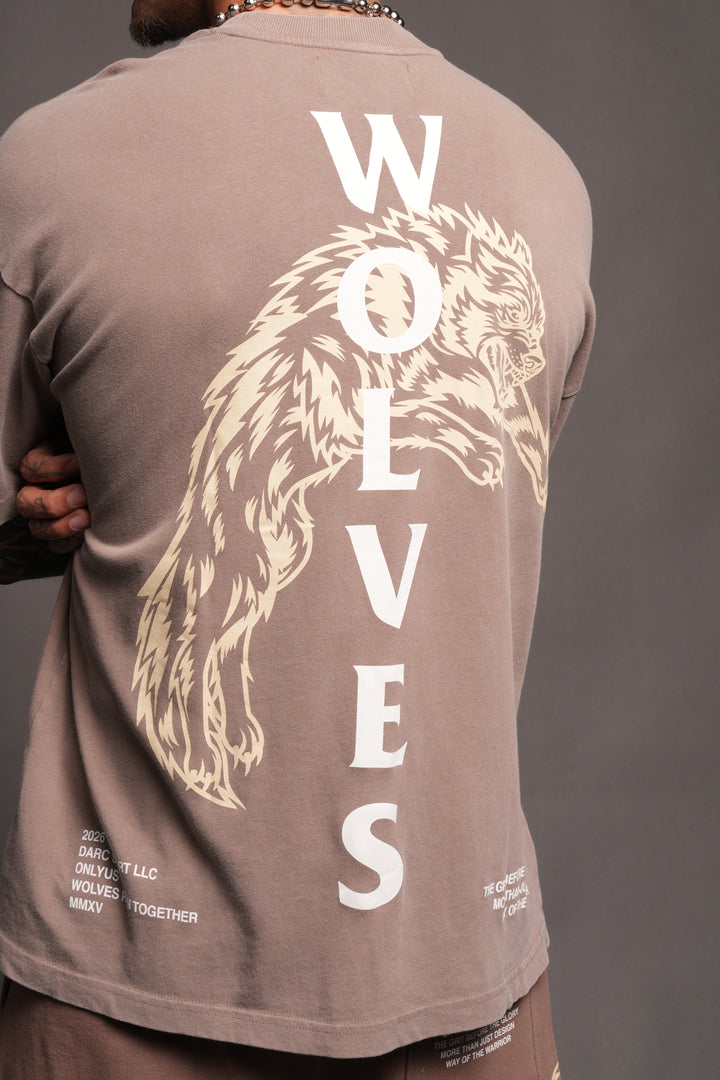 Leap Of Faith V2 Premium Tee In Mojave Brown