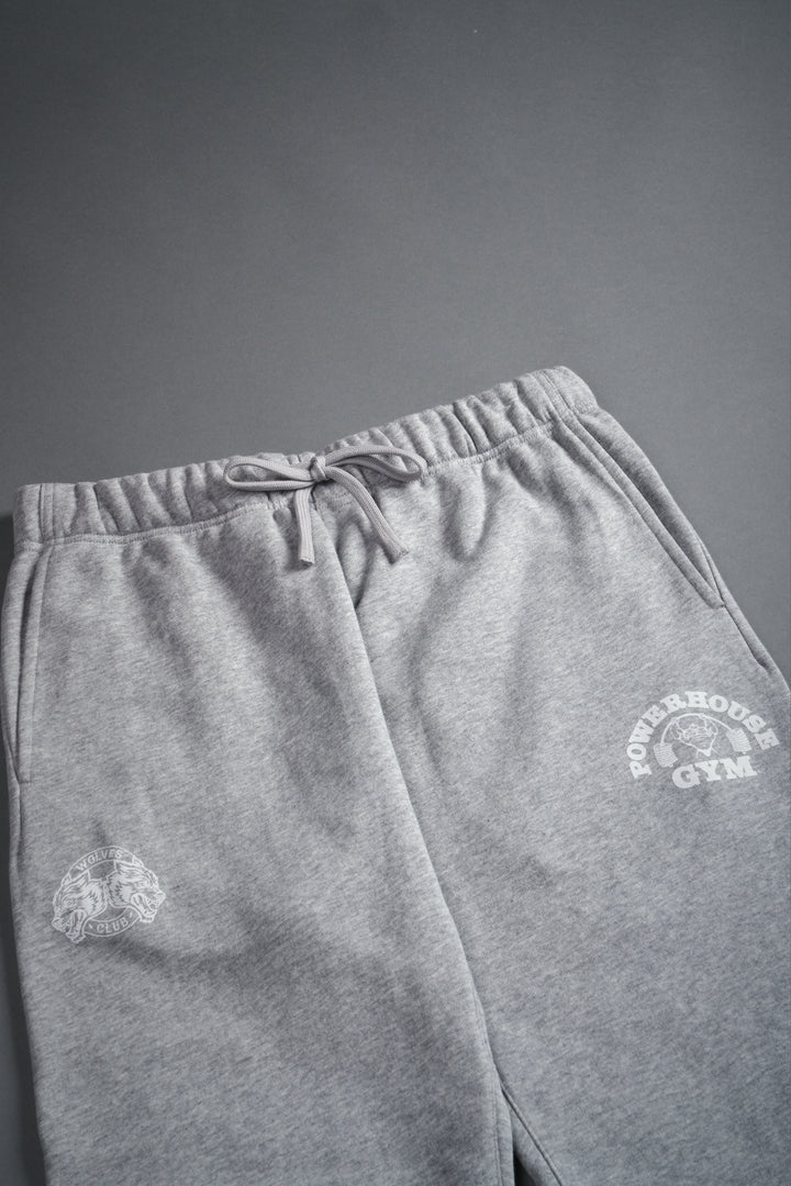 Powerhouse X Wolves Bigelow Sweat Pants in Light Athletic Gray