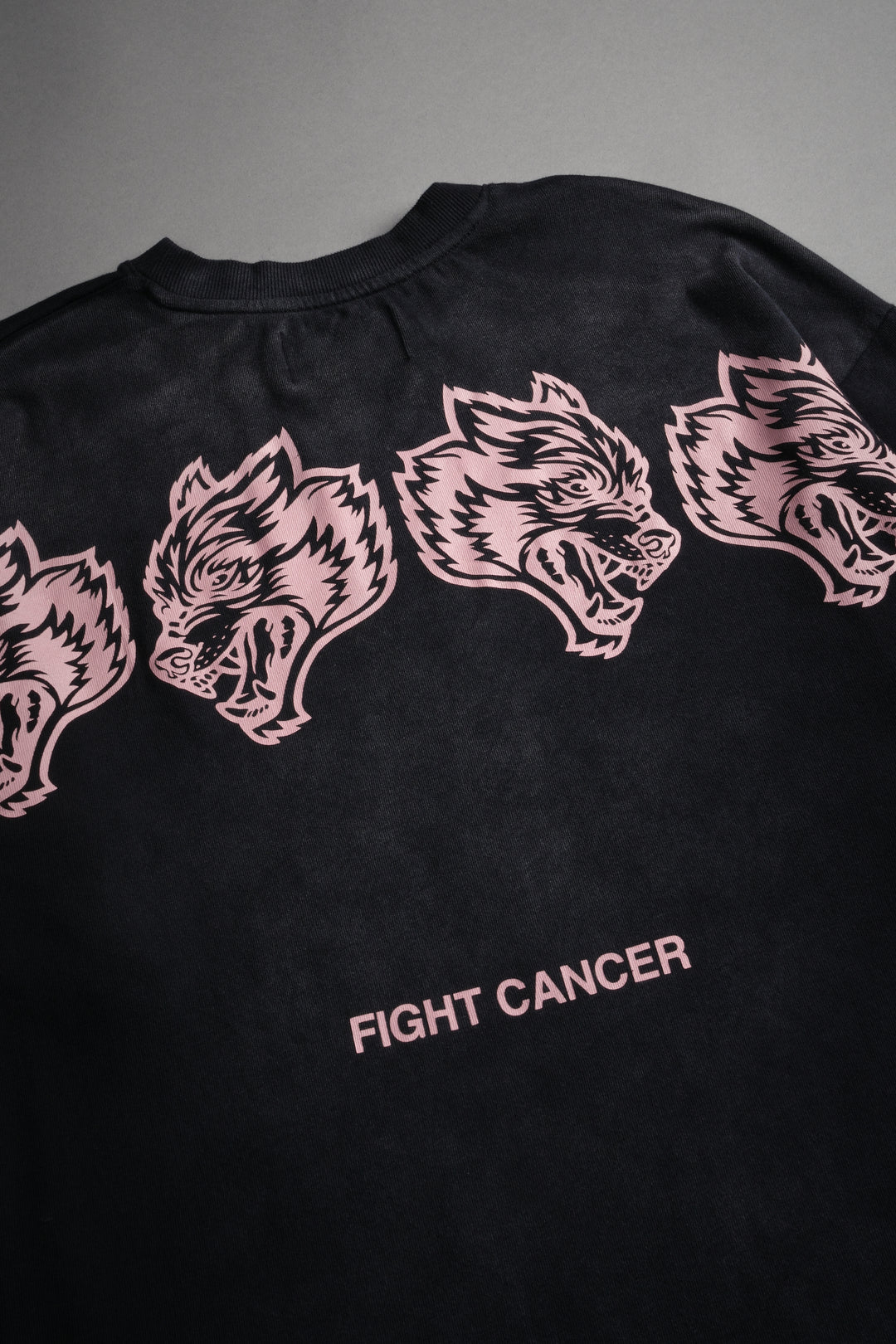 Wolves Have Your Back "Premium" Oversized Tee in Black Halo Wash