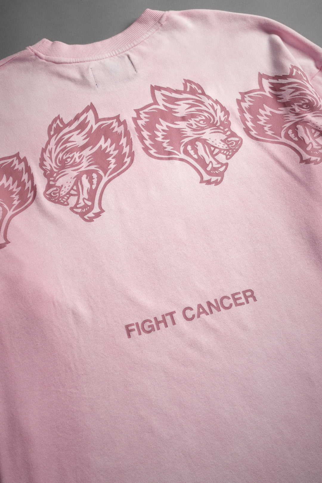 Wolves Have Your Back "Premium" Oversized Tee in Cherry Blossom Halo Wash