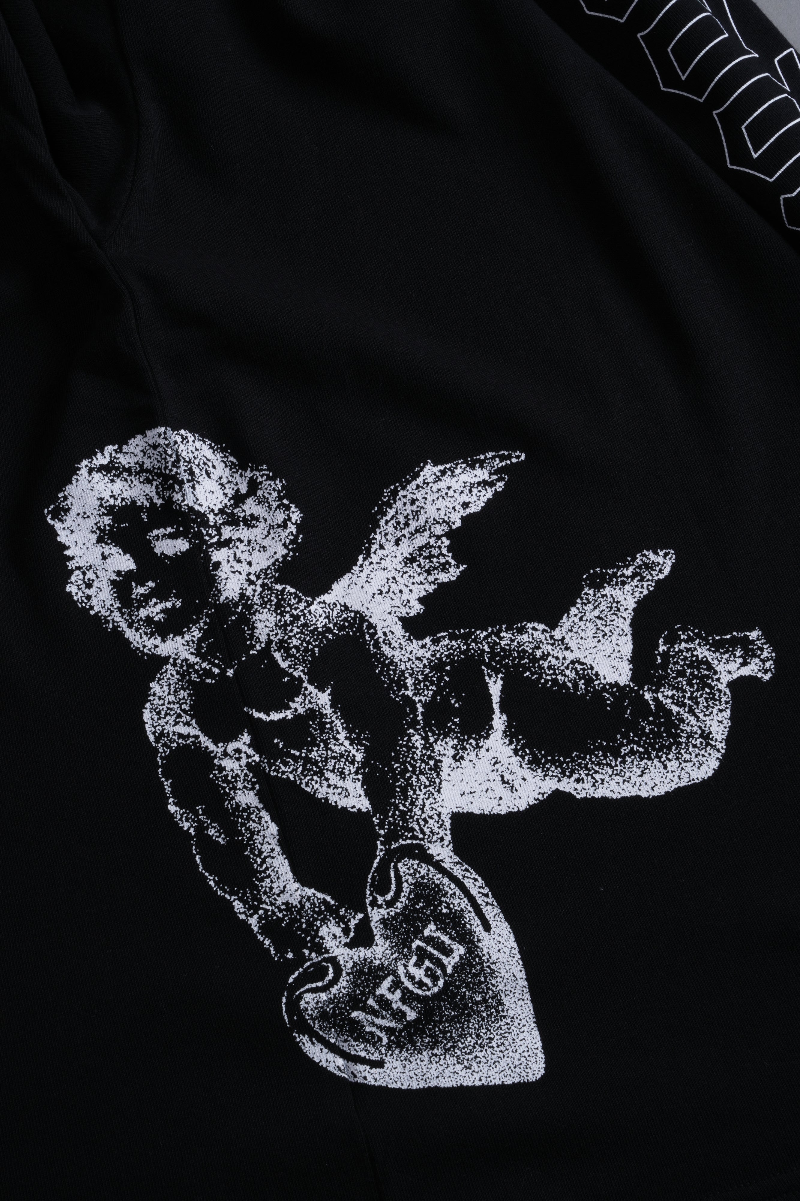 Won't Give Up "Premium" Oversized Tee in Black