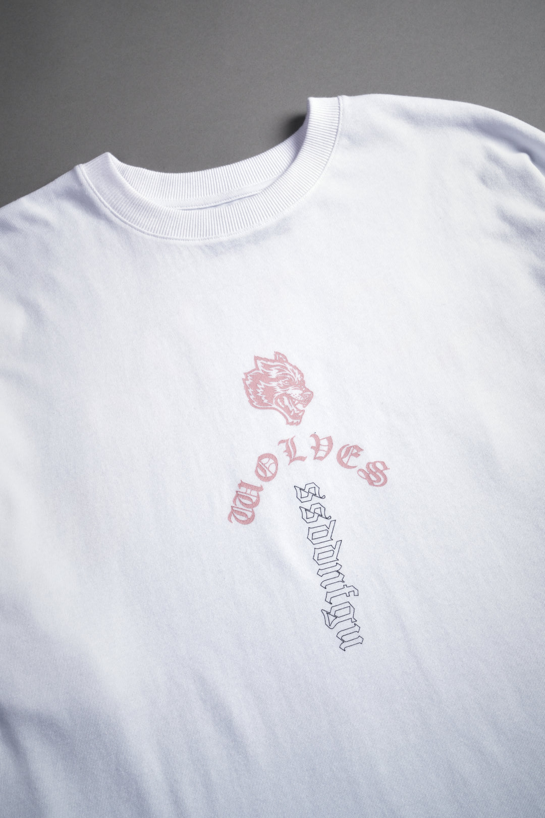 Won't Give Up "Premium" Oversized Tee in White