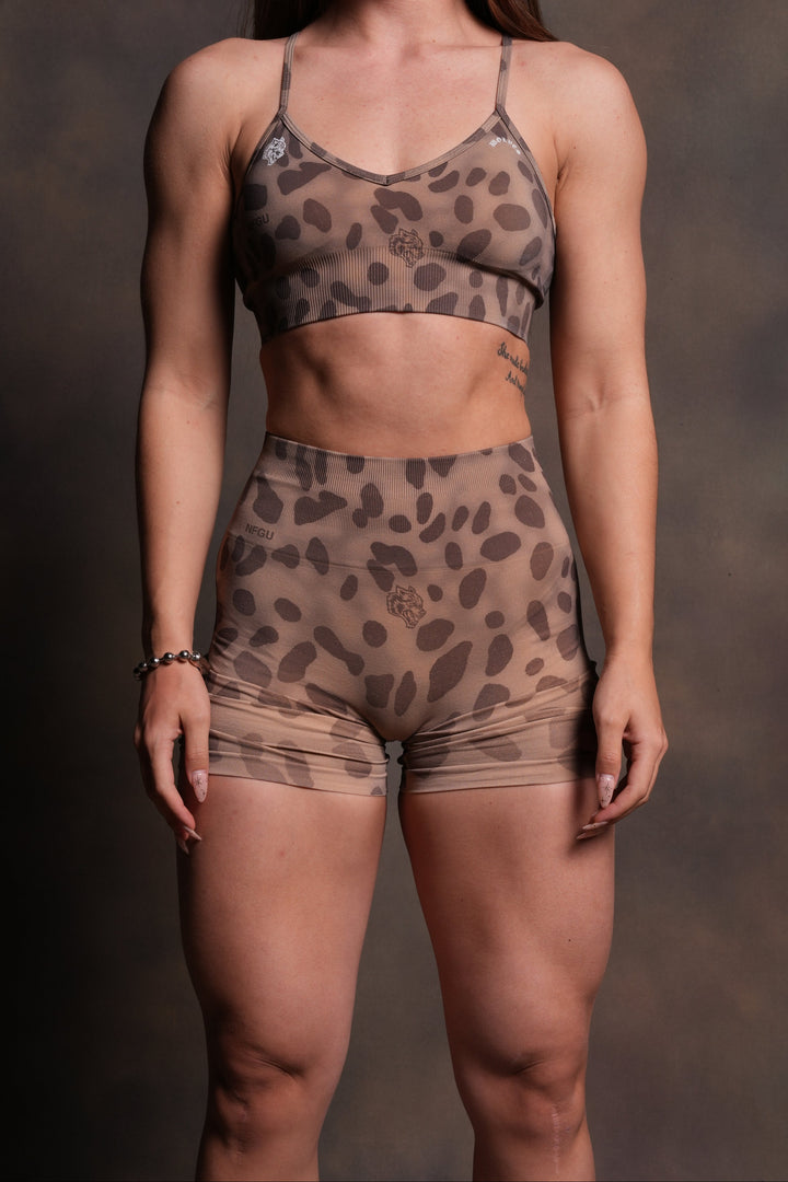 Dual "Stella" Soft Seamless Shorts in Celeritas Morte