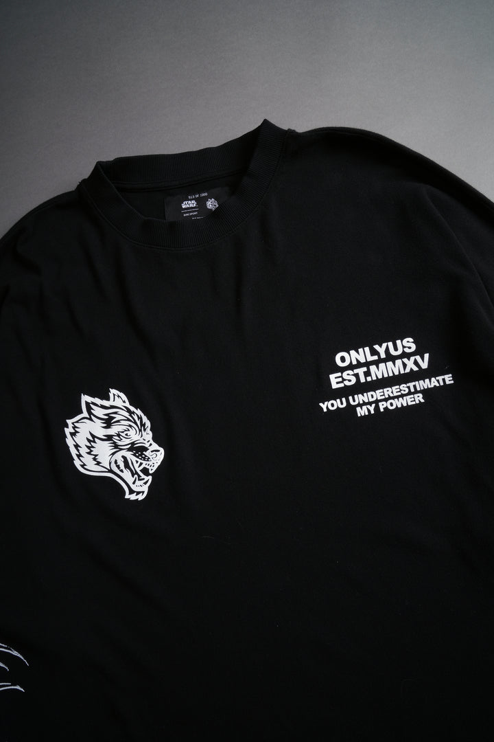 The Dark Side Is Our Nature "Box Cut" L/S Tee in Black