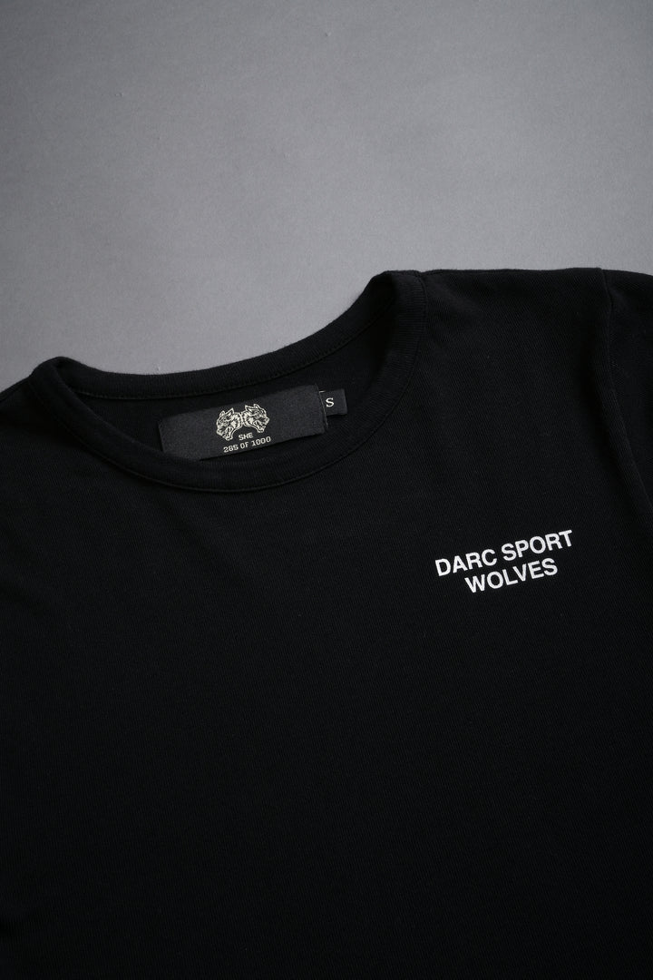 Darc Sport Wolves "Baby" Tee in Black/Black