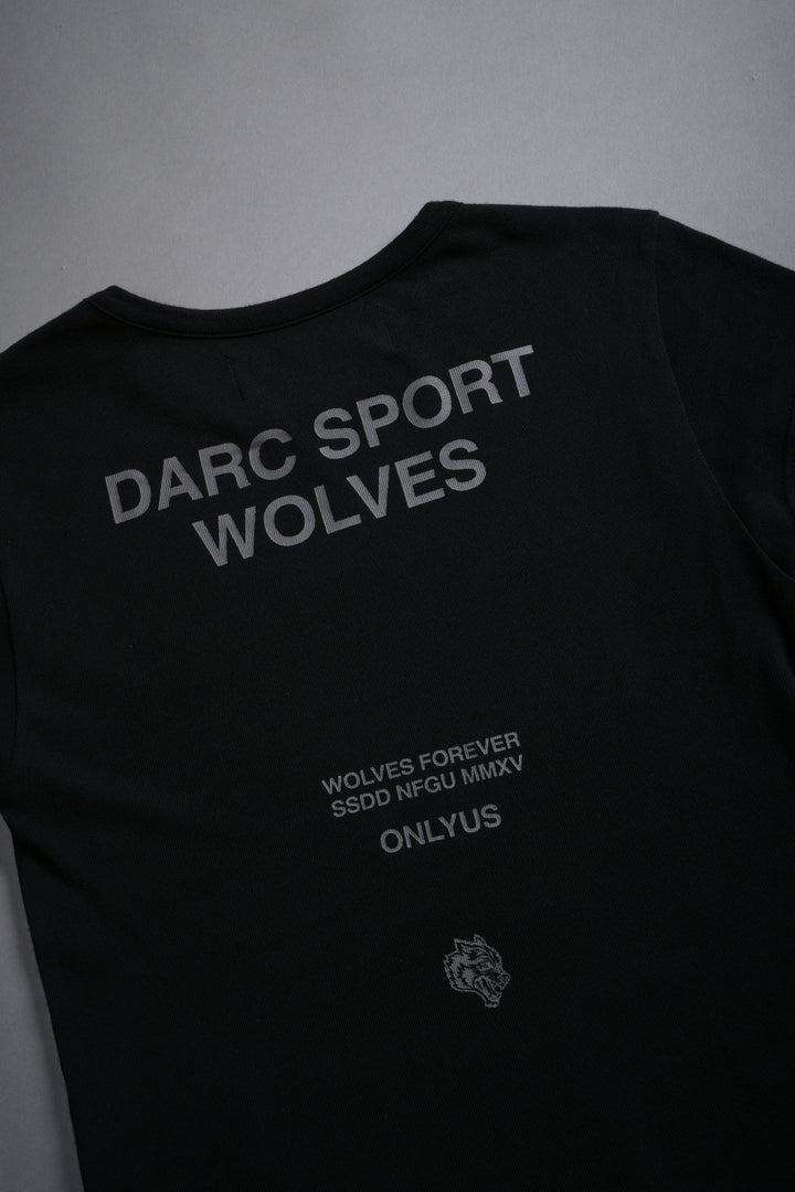 Darc Sport Wolves "Baby" Tee in Black/Black