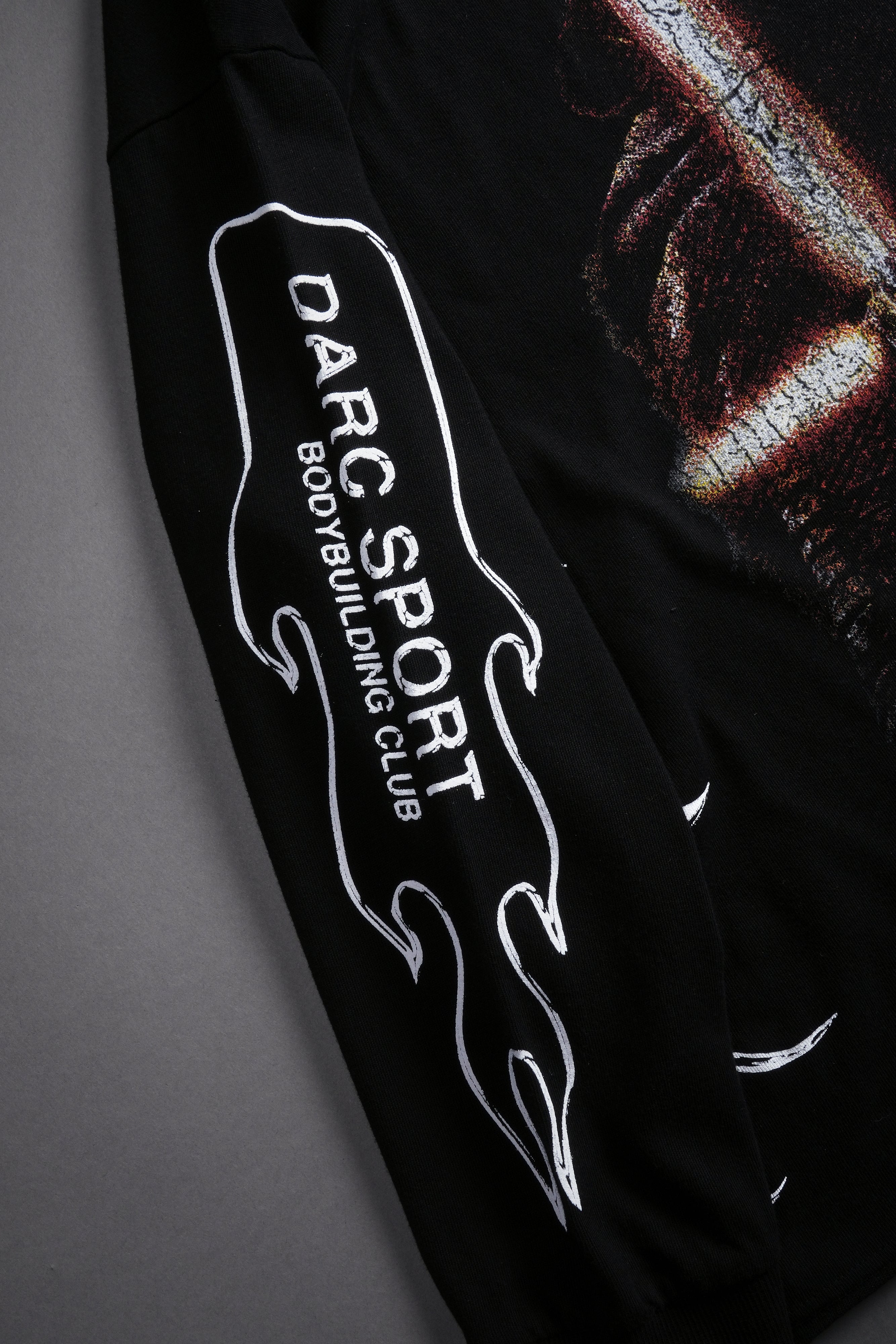 The Dark Side Is Our Nature "Box Cut" L/S Tee in Black