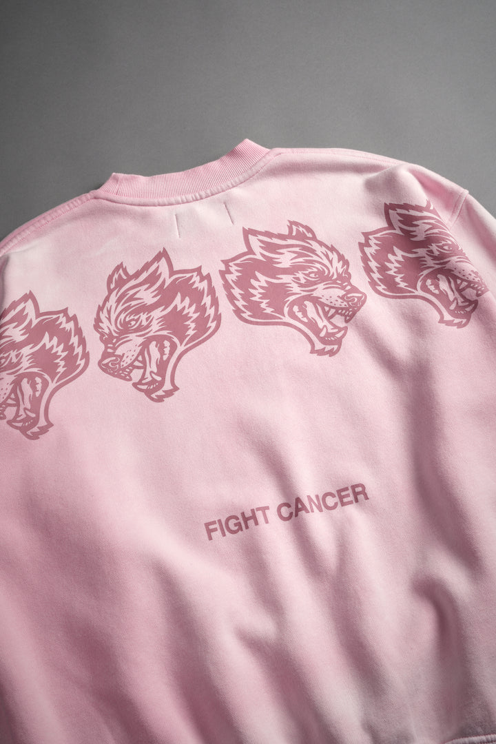 Wolves Have Your Back London Unisex Crewneck in Cherry Blossom Halo Wash