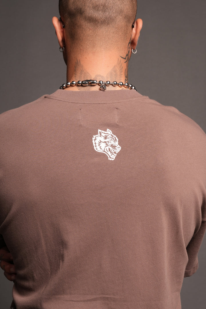 Cherub Flame Premium Tee In Mojave Brown