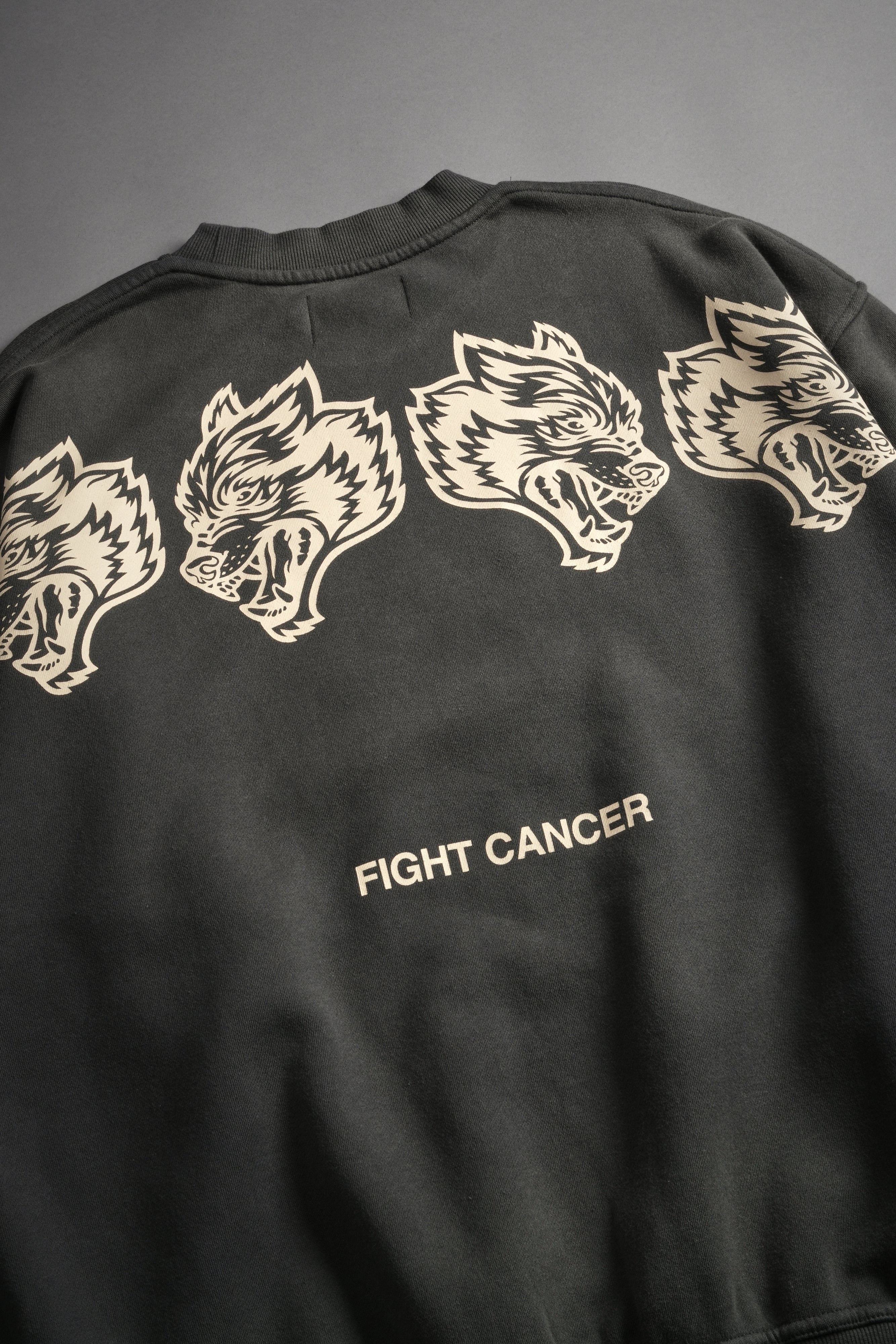 Wolves Have Your Back London Crewneck in Wolf Gray Halo Wash