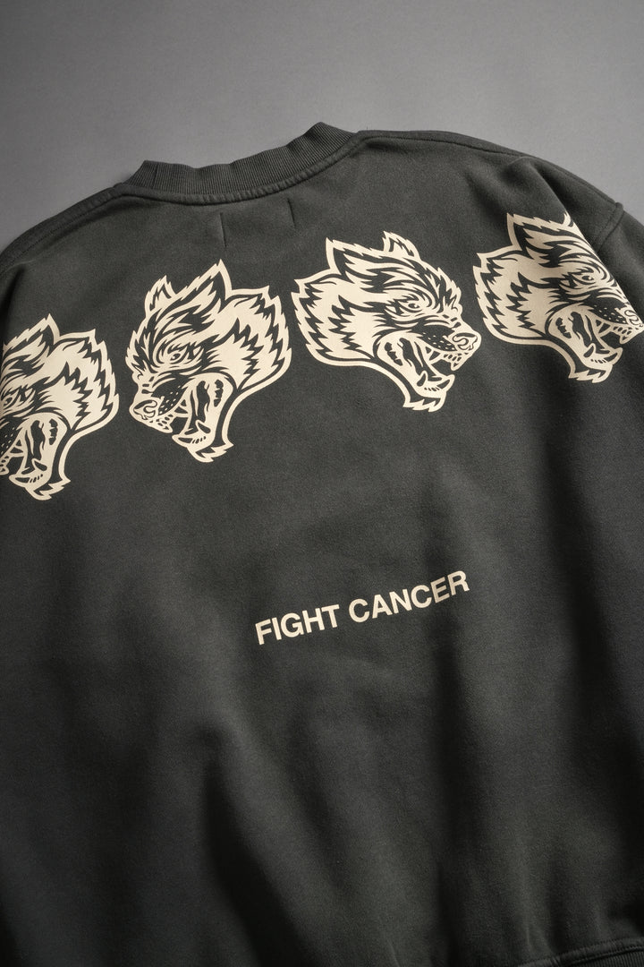 Wolves Have Your Back London Crewneck in Wolf Gray Halo Wash