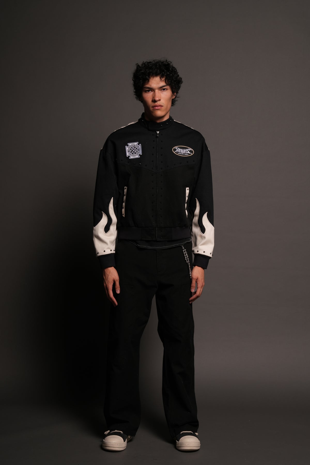 Mori Thorns Gordon Racing Jacket In Black/Navy