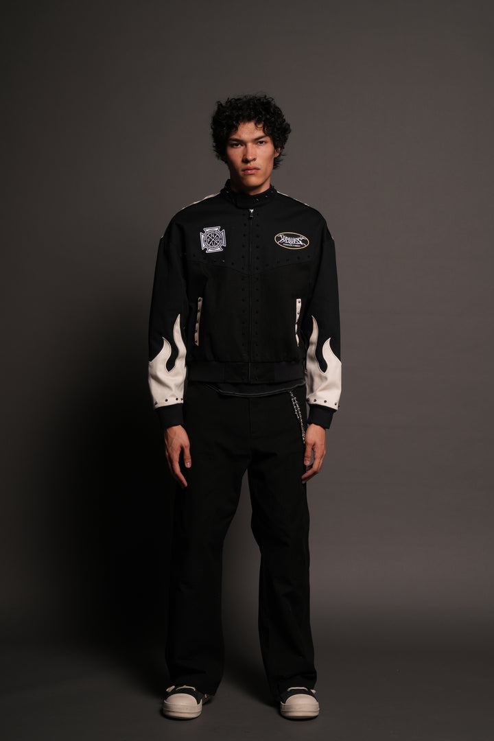 Mori Thorns Gordon Racing Jacket In Black/Navy