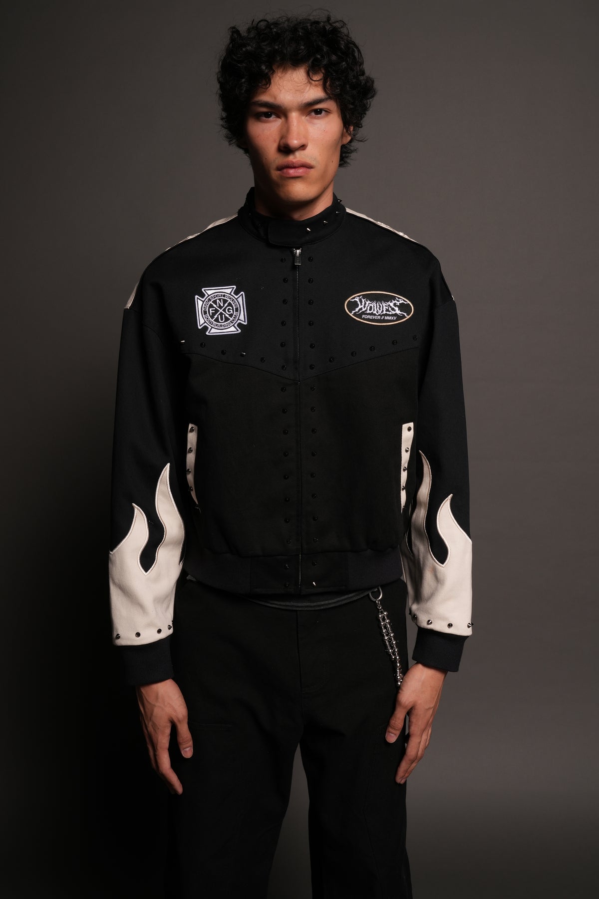 Mori Thorns Gordon Racing Jacket In Black/Navy