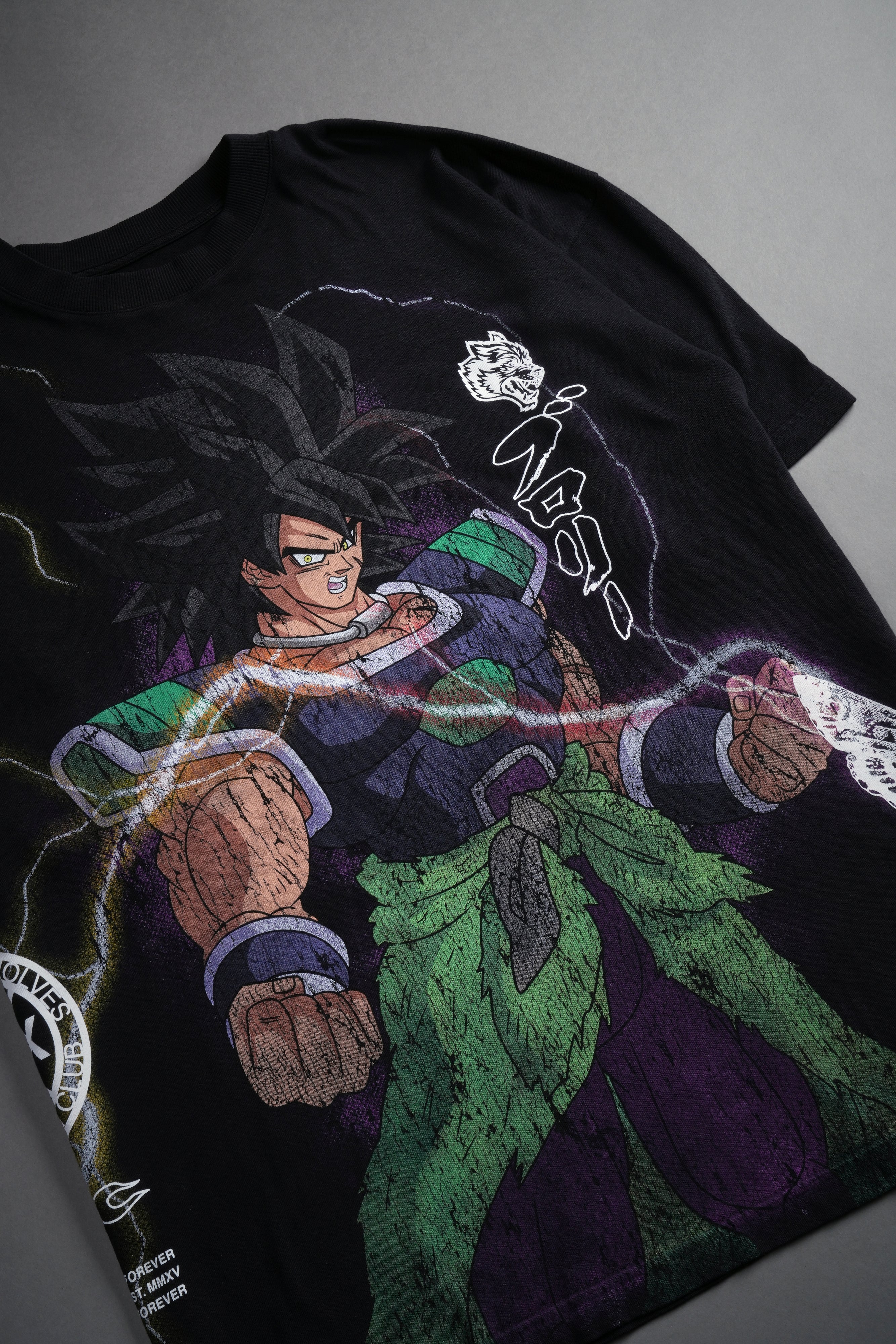 Broly "Side By Side" Series Oversized Tee in Black