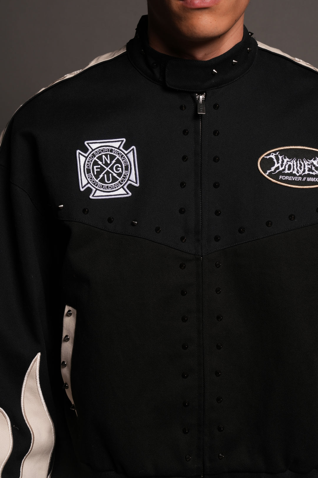Mori Thorns Gordon Racing Jacket In Black/Navy