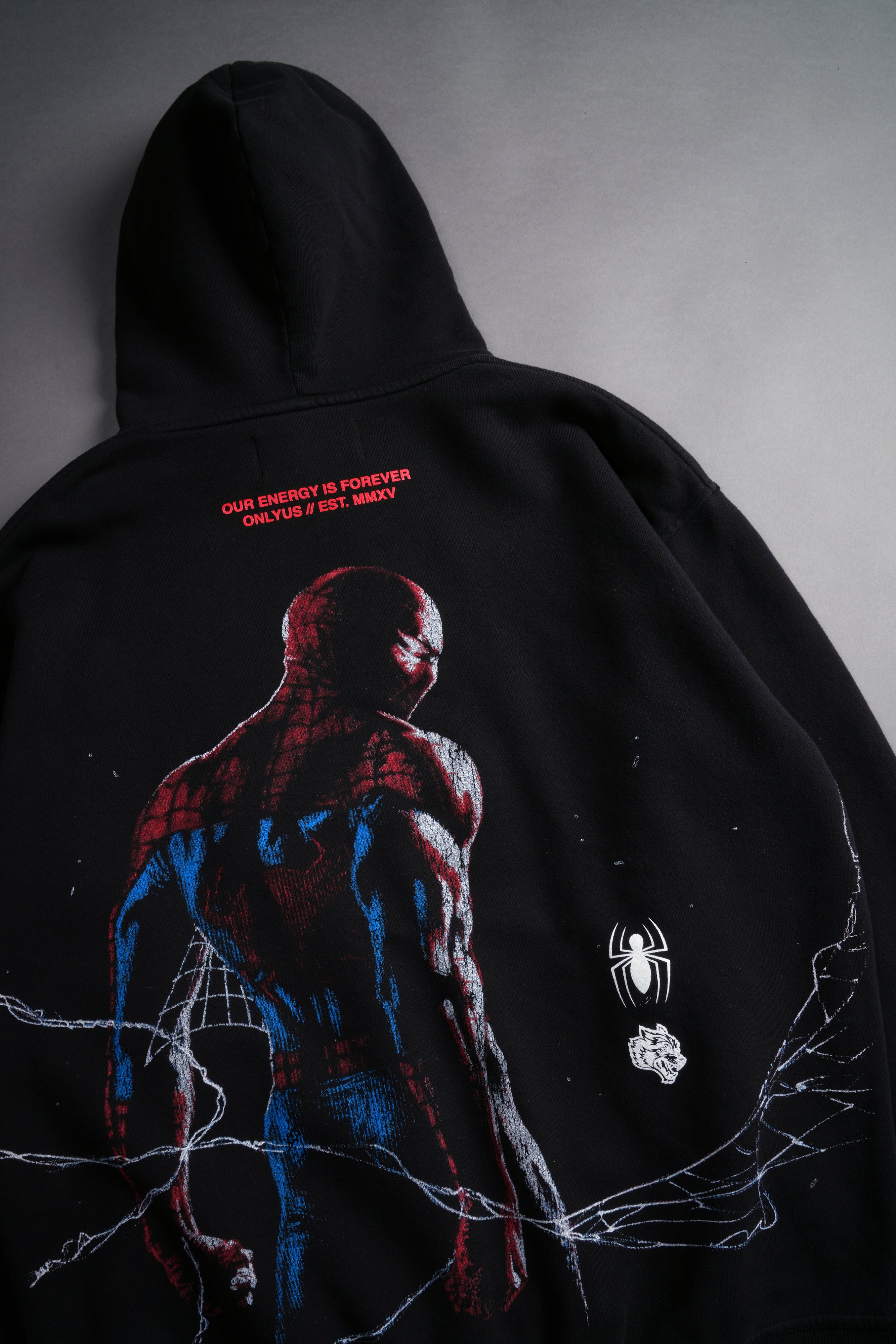 Web Of Shadows "P" Hoodie in Black