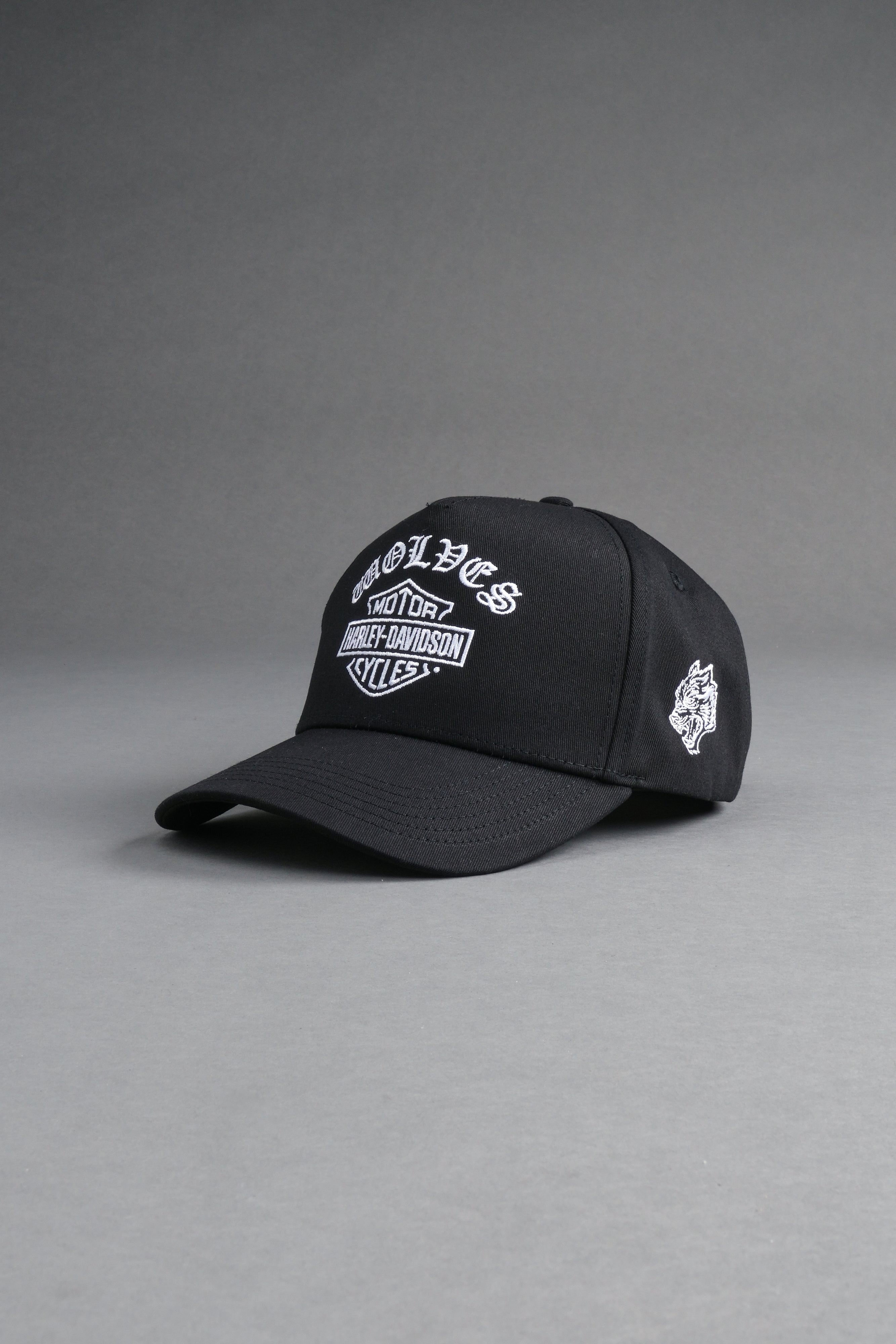 Harley-Davidson Wolves 5 Panel Hat in Black
