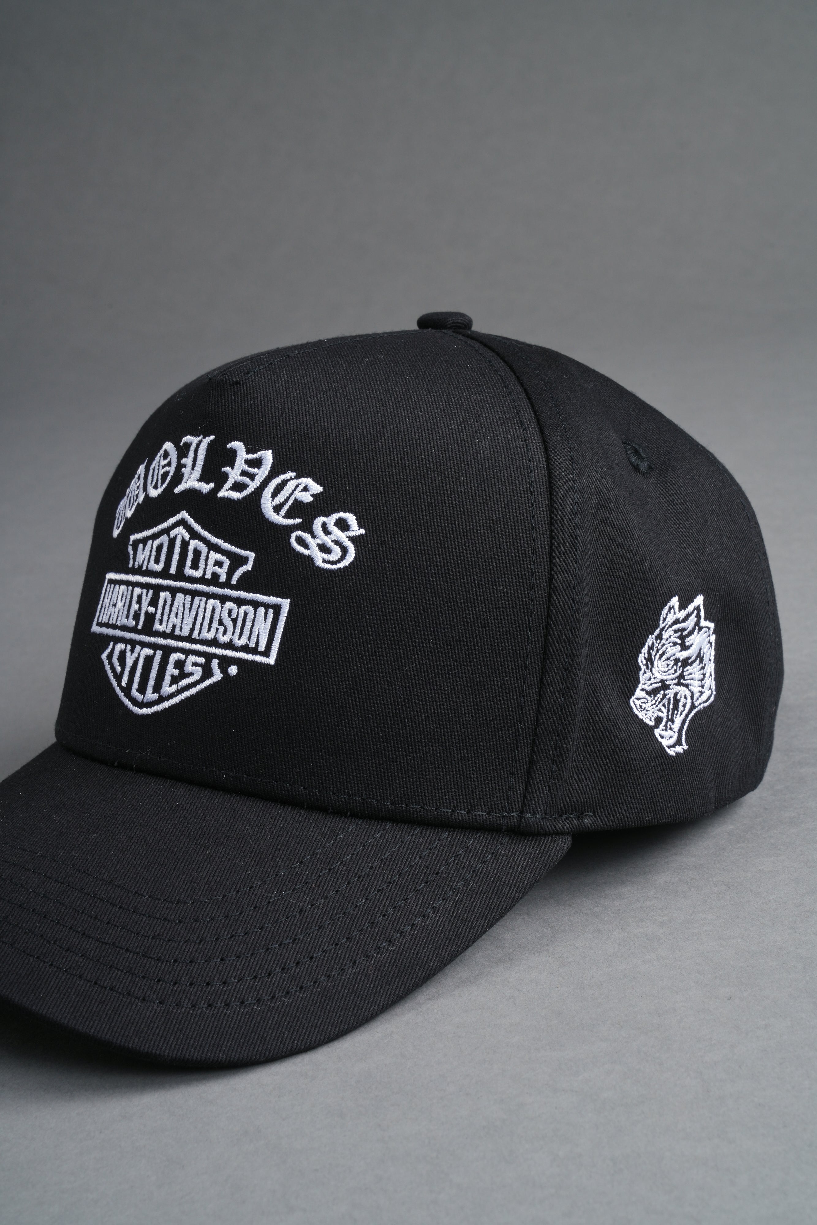 Harley-Davidson Wolves 5 Panel Hat in Black