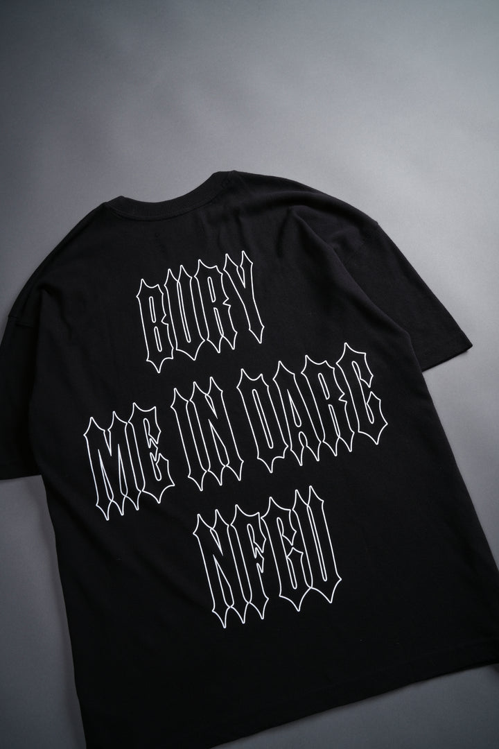 Bury Me In Darc NFGU V2 "Premium" Oversized Tee in Black/White