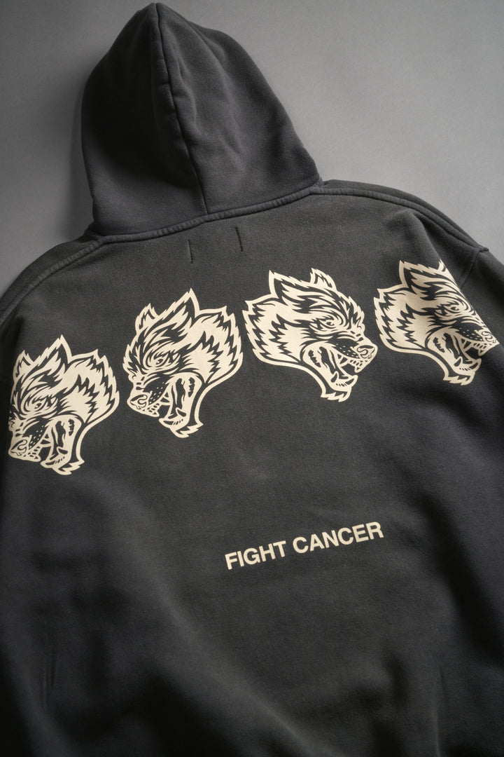 Wolves Have Your Back "Bishop" Hoodie in Wolf Gray Halo Wash
