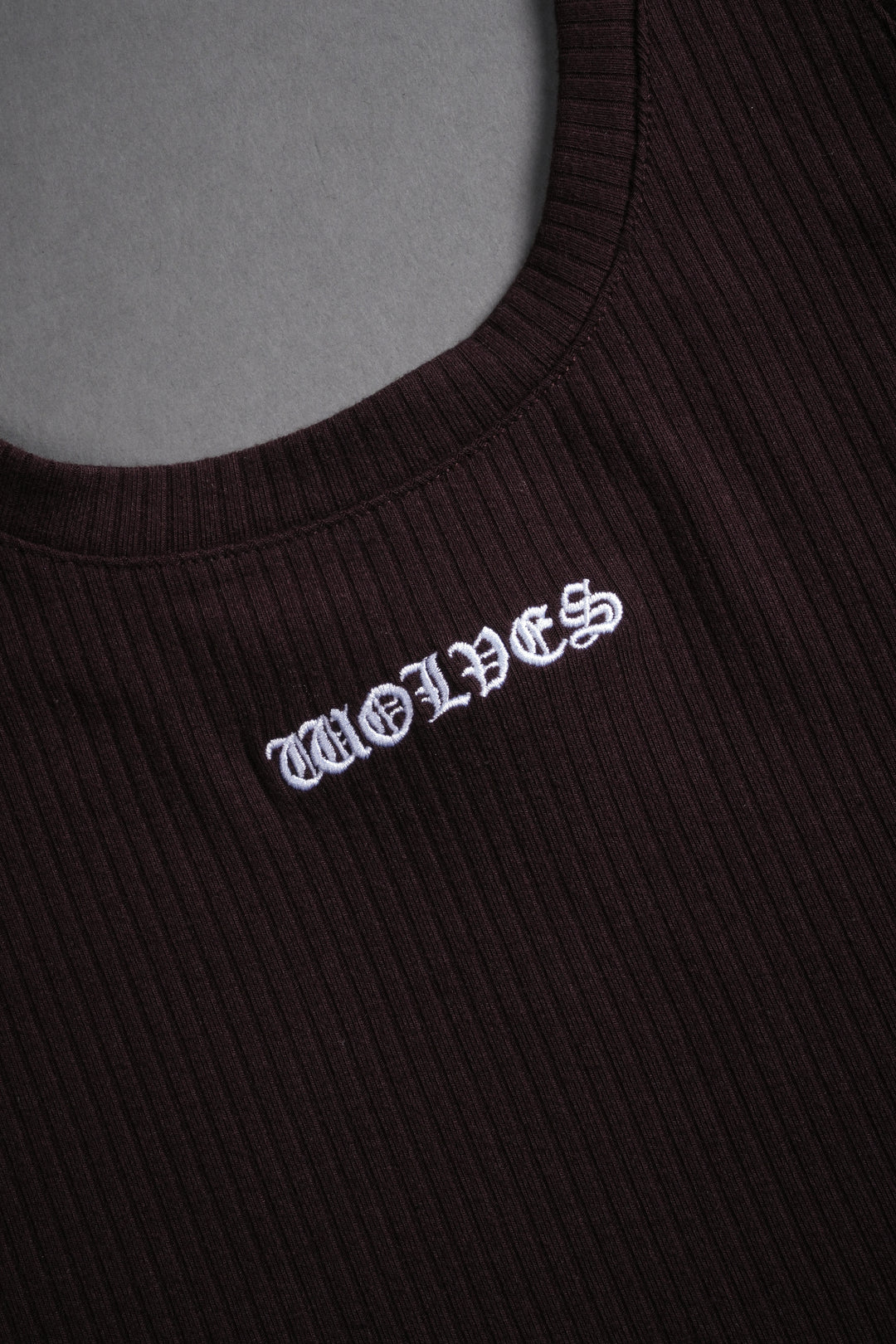 Chopper Classic Ribbed Tank in Black