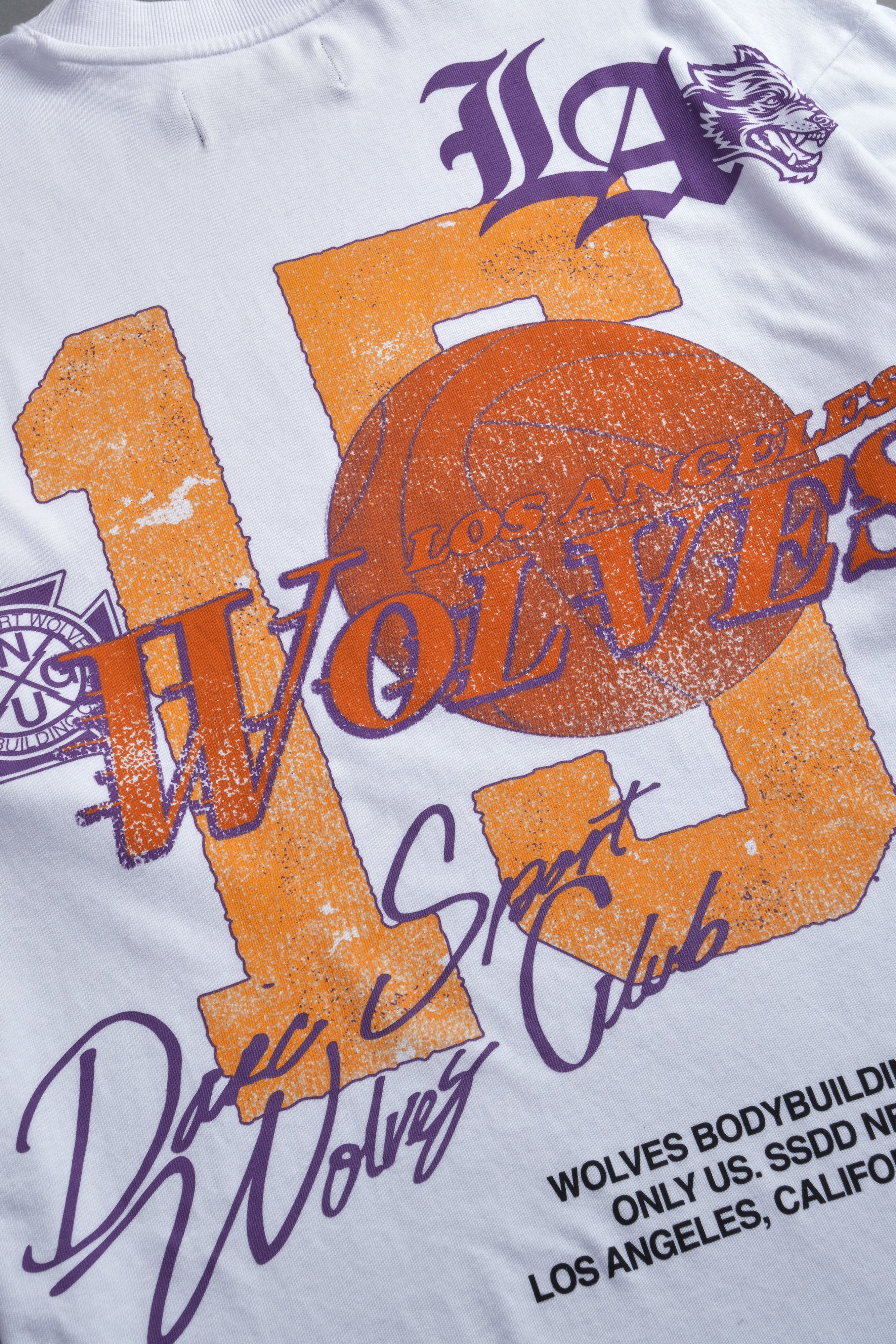 LA Has Your Back Premium Oversized Tee in White