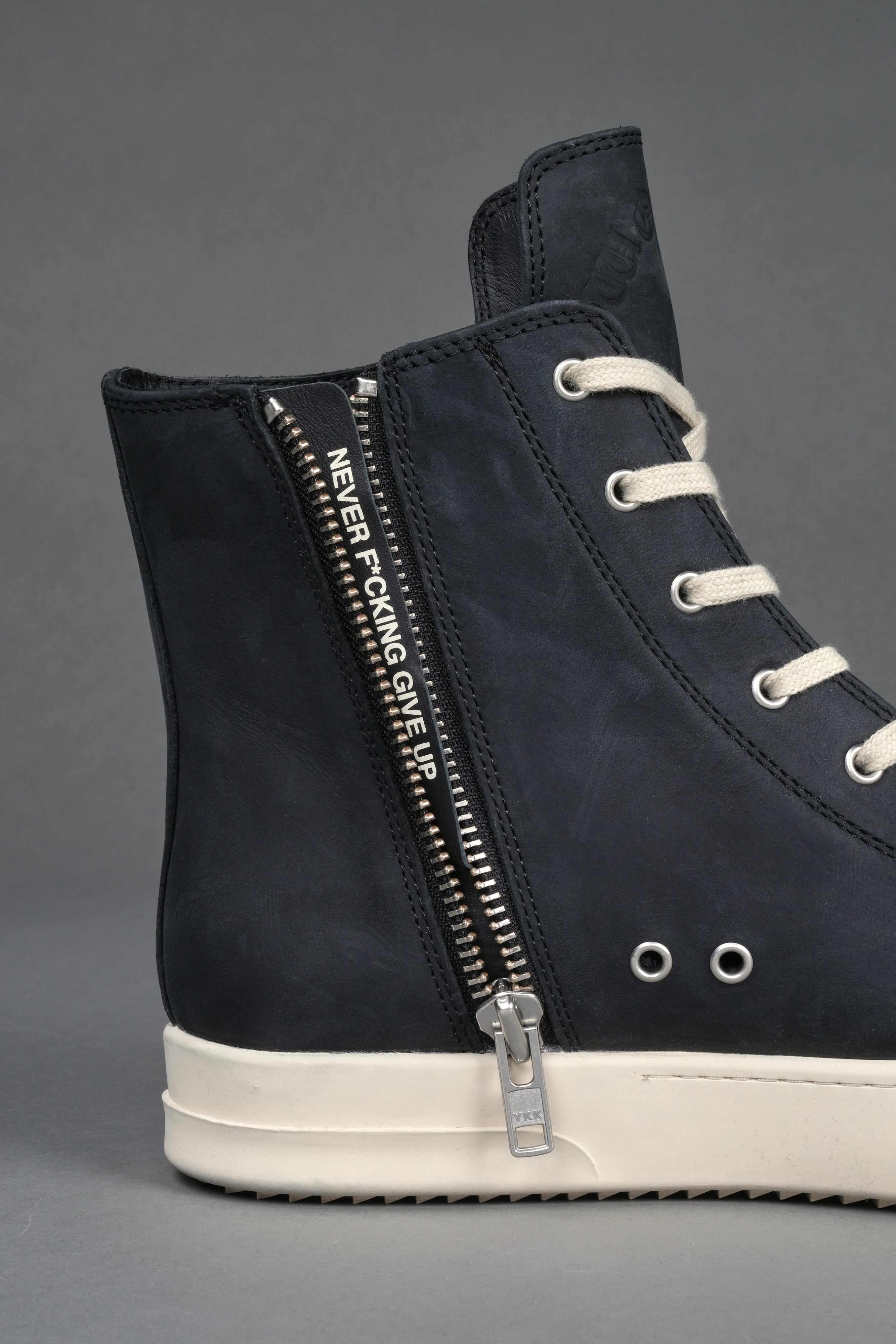 Venice High Top Shoe in Black/Cream