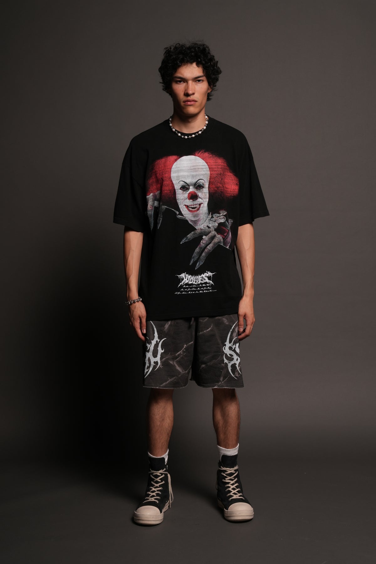Pennywise Premium Oversized Tee In Black