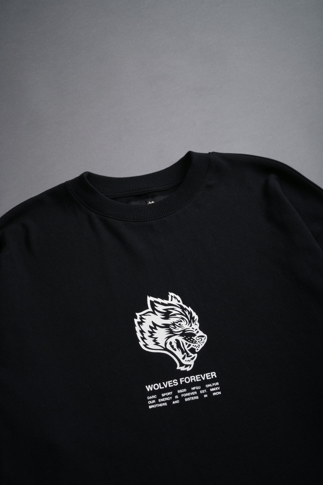 Wolves Have Your Back "Premium" Oversized Unisex Tee in Black