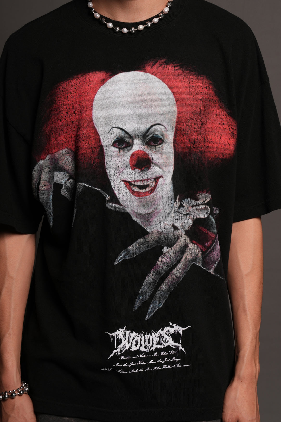 Pennywise Premium Oversized Tee In Black